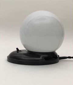 Streamlined Styled, Art Deco Table Lamp, 1920s, Bakelite Base, Czech Republic