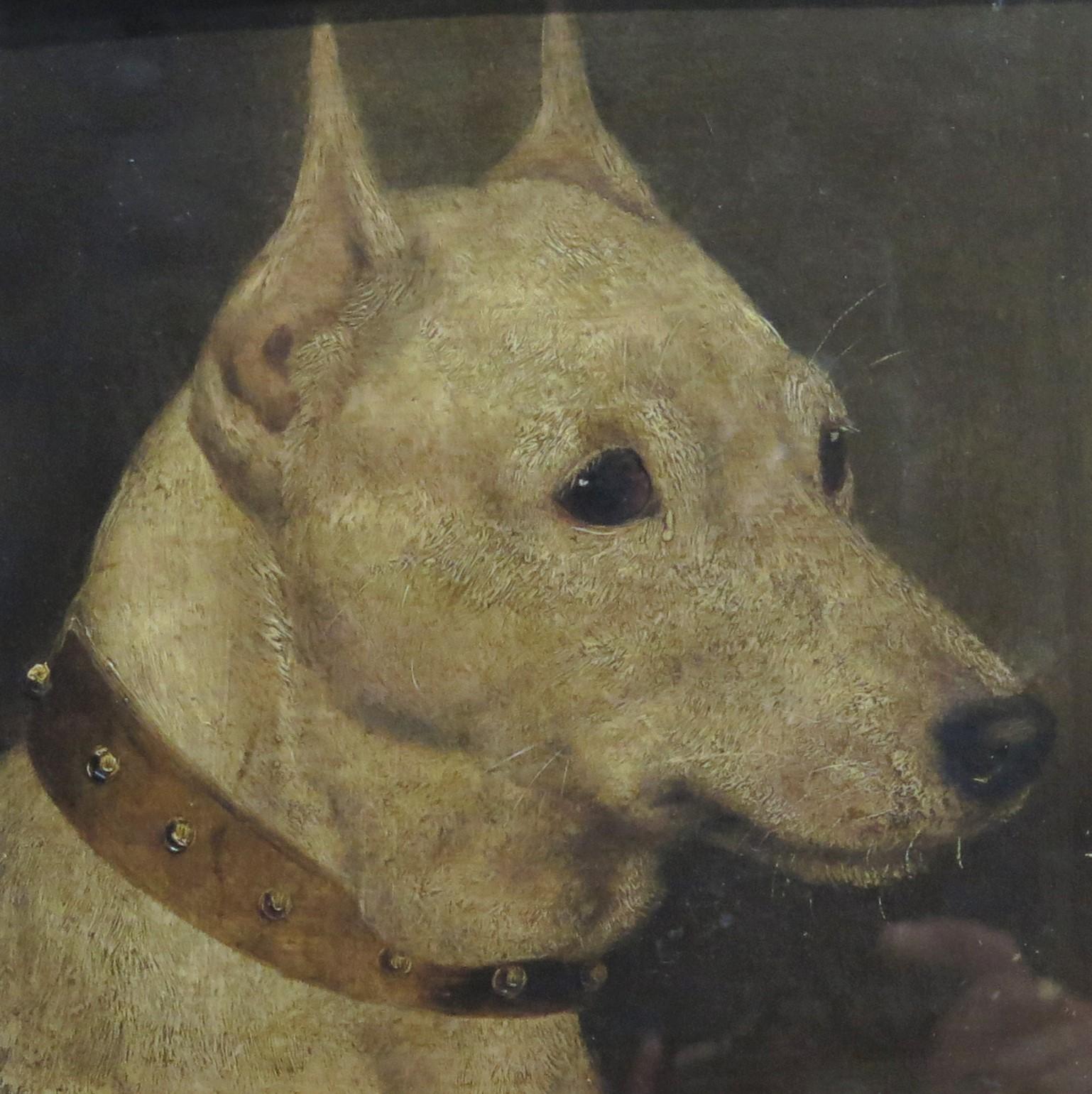 Peint à la main Terrier de champion « Streatham Monarch » d'Edward Aistrop (Angleterre, 1880-1920) en vente