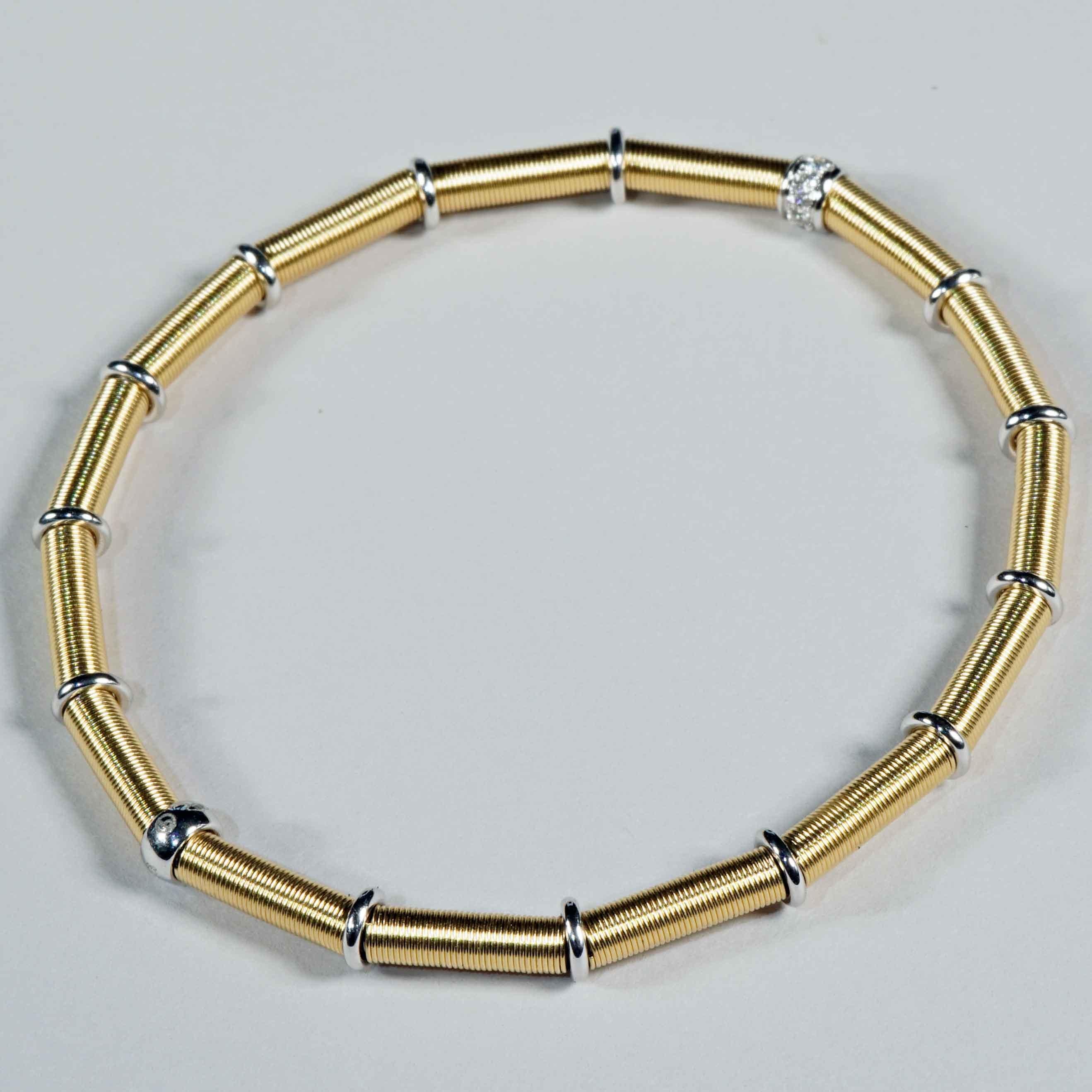 Bracciale Brilliante Edera Oro Avvolgimento a filo Silhouette di precisione Germania in vendita 4