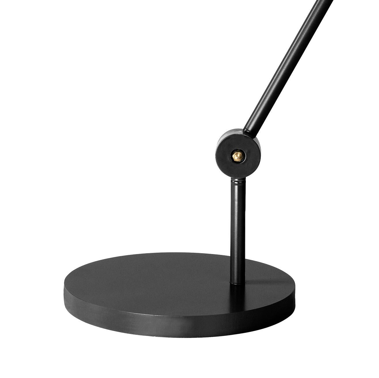 'Streck' Adjustable Table Lamp by Joel Karlsson for Örsjö in Black For Sale 2