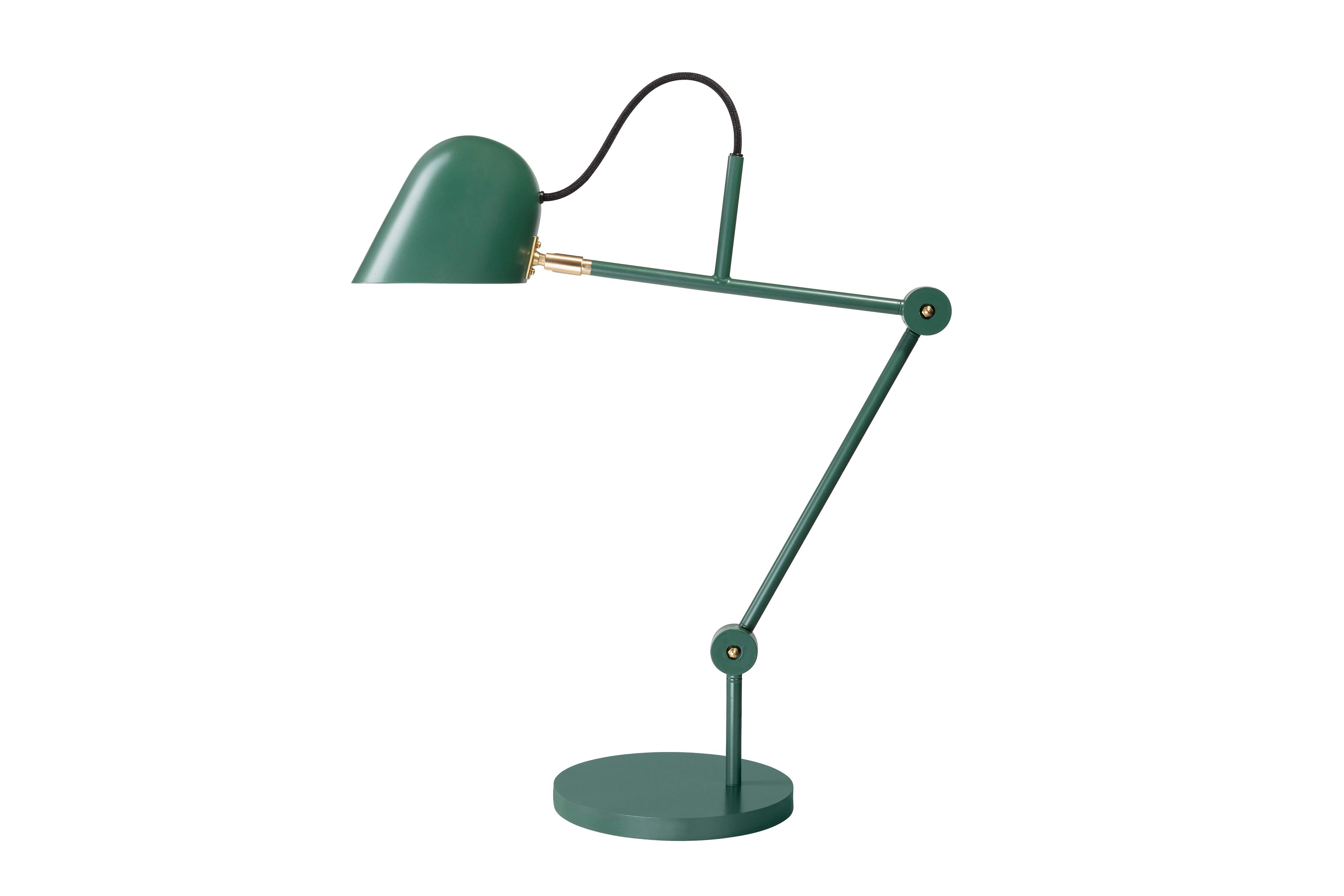 'Streck' Adjustable Table Lamp by Joel Karlsson for Örsjö in Black For Sale 5