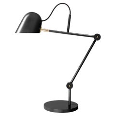 'Streck' Adjustable Table Lamp by Joel Karlsson for Örsjö in Black