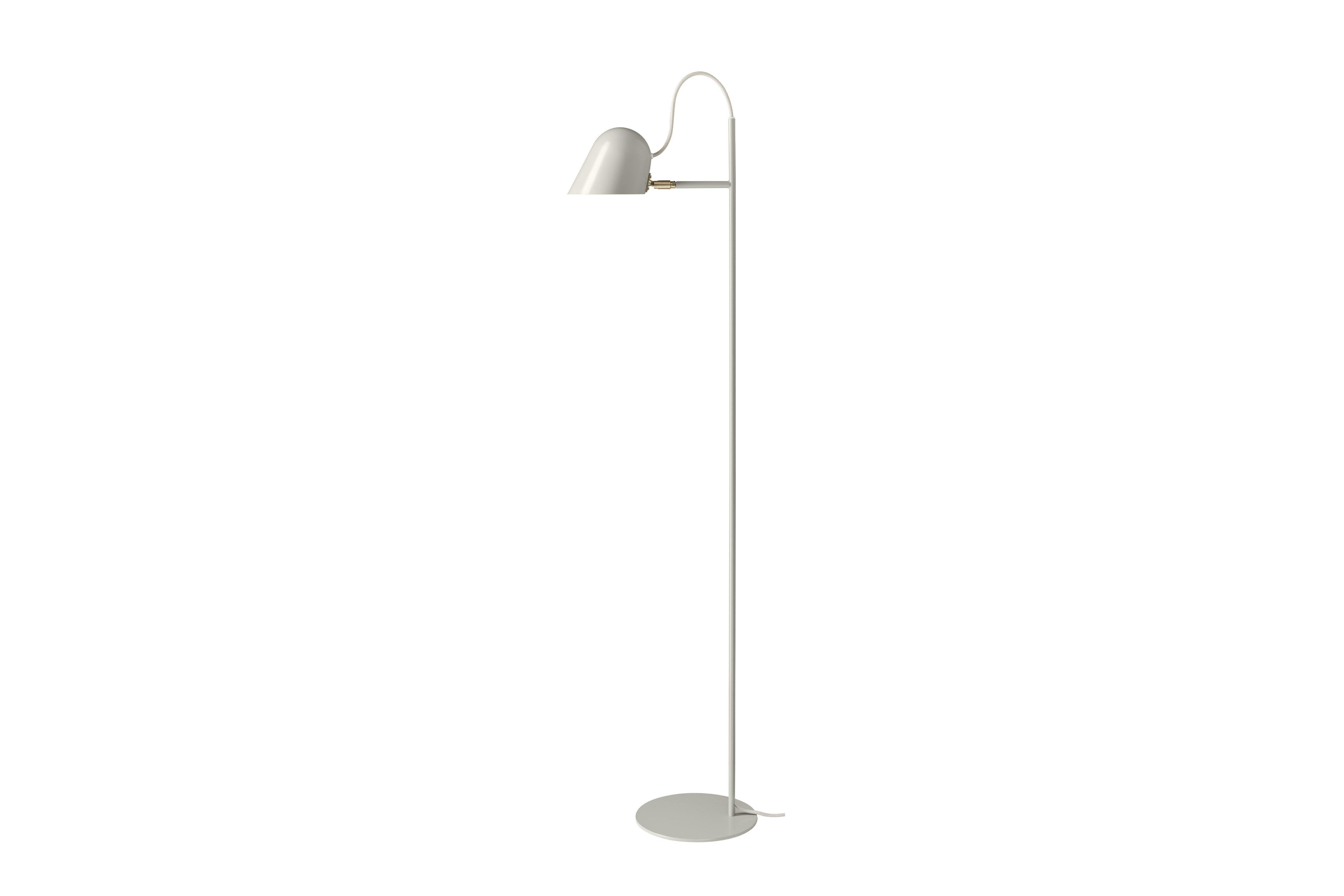'Streck' Floor Lamp by Joel Karlsson for Örsjö in White For Sale 3