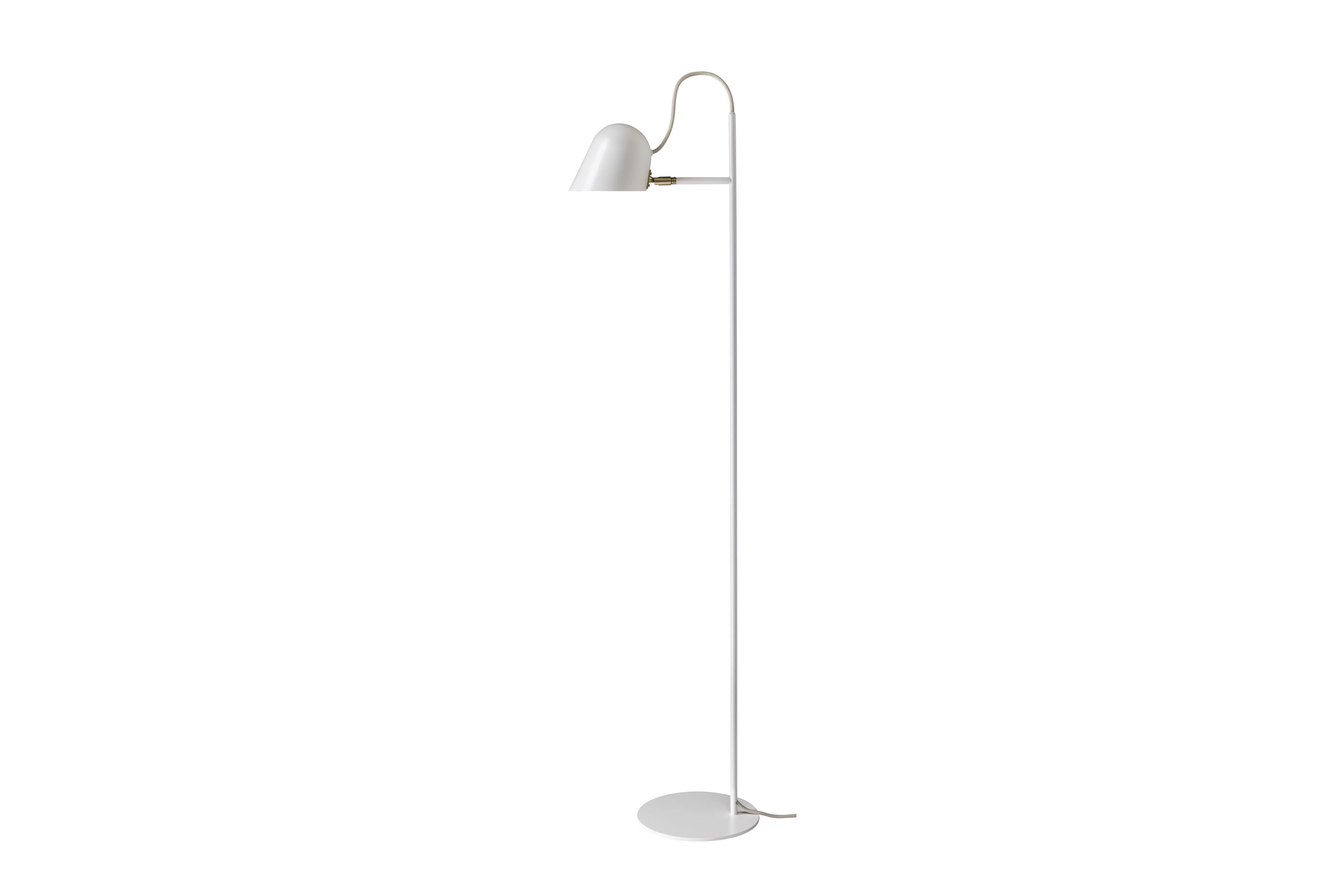 Swedish 'Streck' Floor Lamp by Joel Karlsson for Örsjö in White For Sale