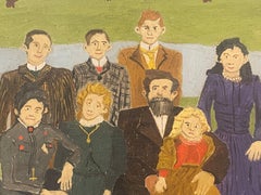 "Overholser Family, 1890, Sterling, Illinois" Streeter Blair, 1949 Painting