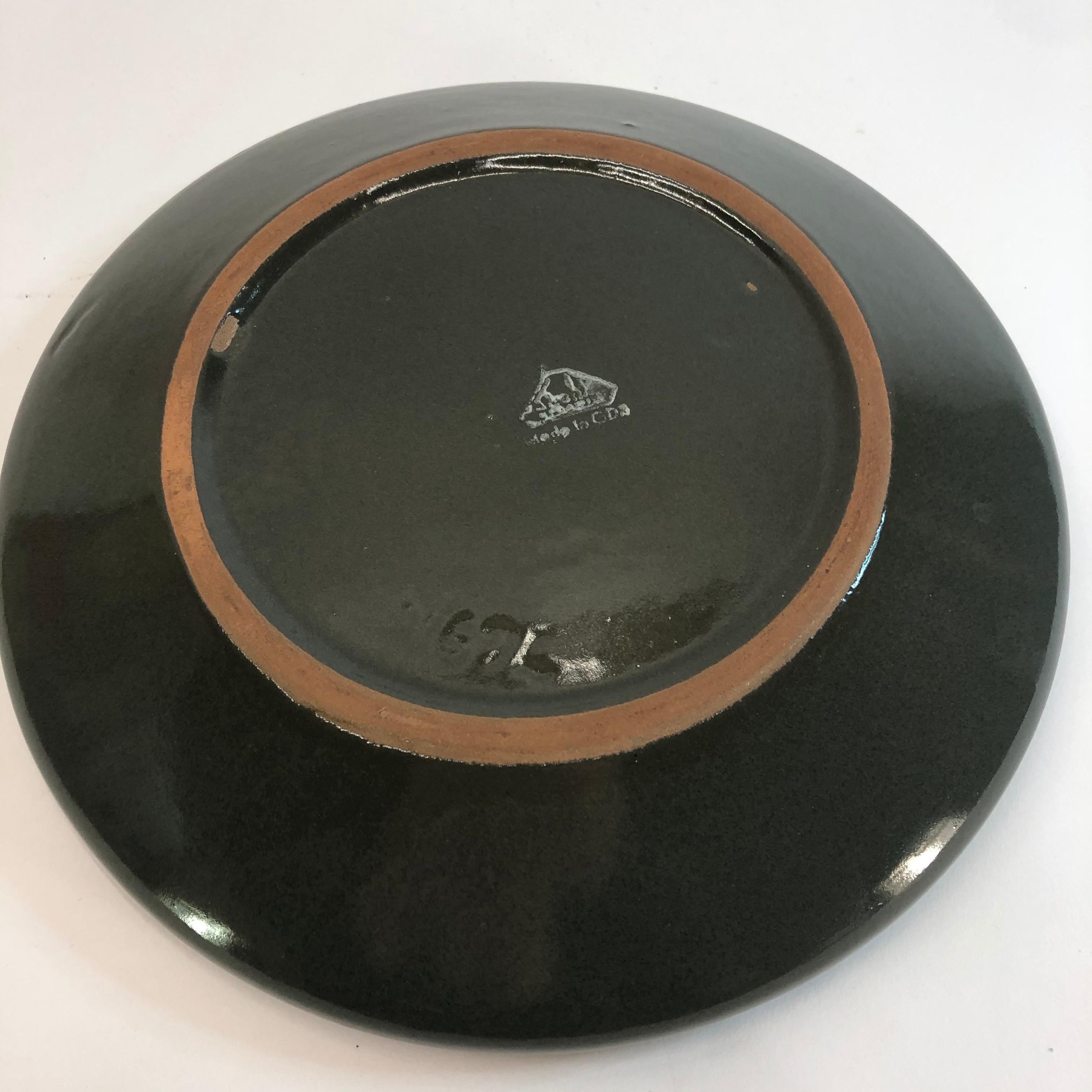 Strehla Ceramic East-Germany Bowl Dish GDR, 1960s For Sale 1