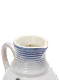 East German Mid-Century Ceramic Pitcher by Strehla Keramik