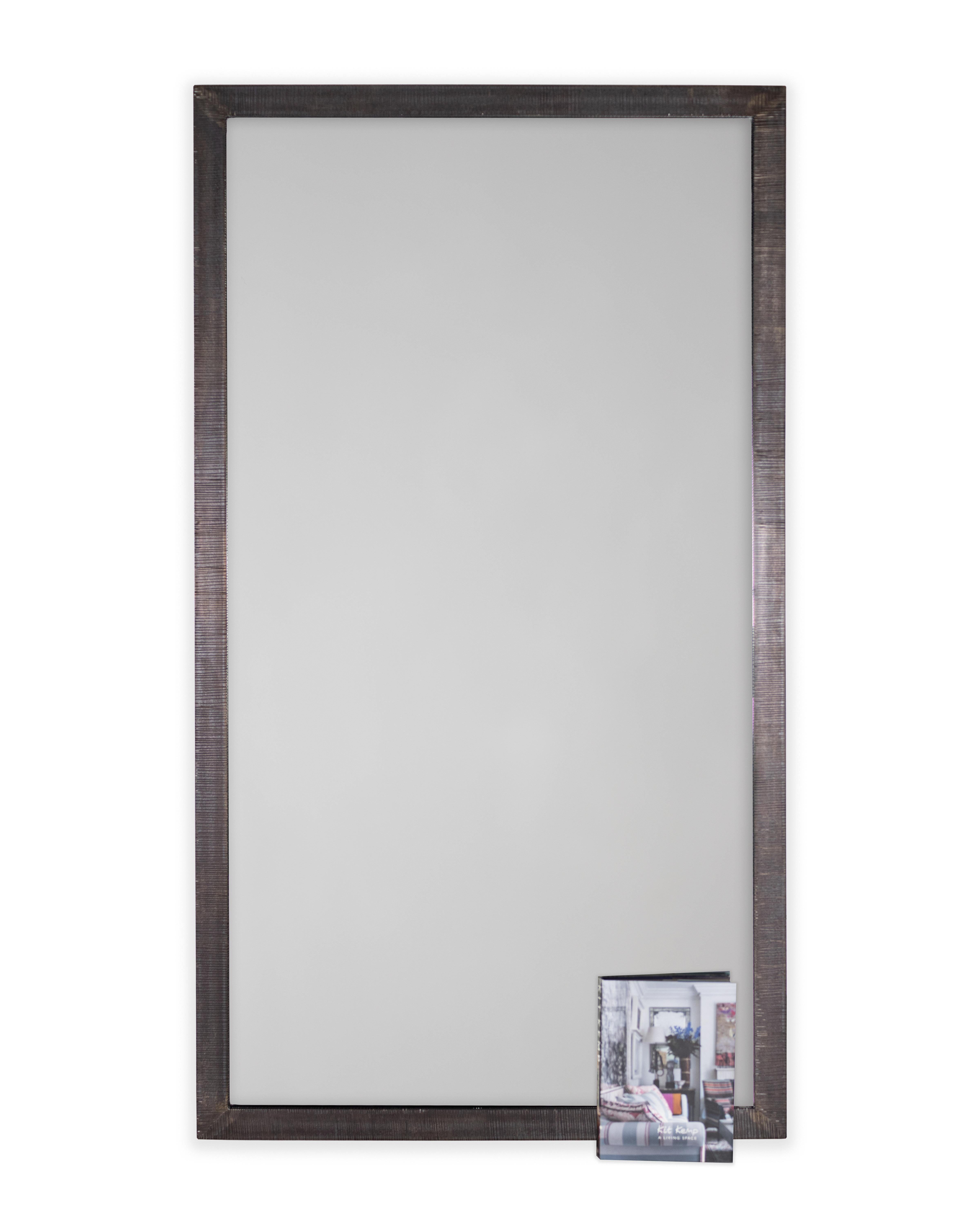 Strei Effect Hand Wrought Steel Mirror Frame In Good Condition For Sale In Dallas, TX