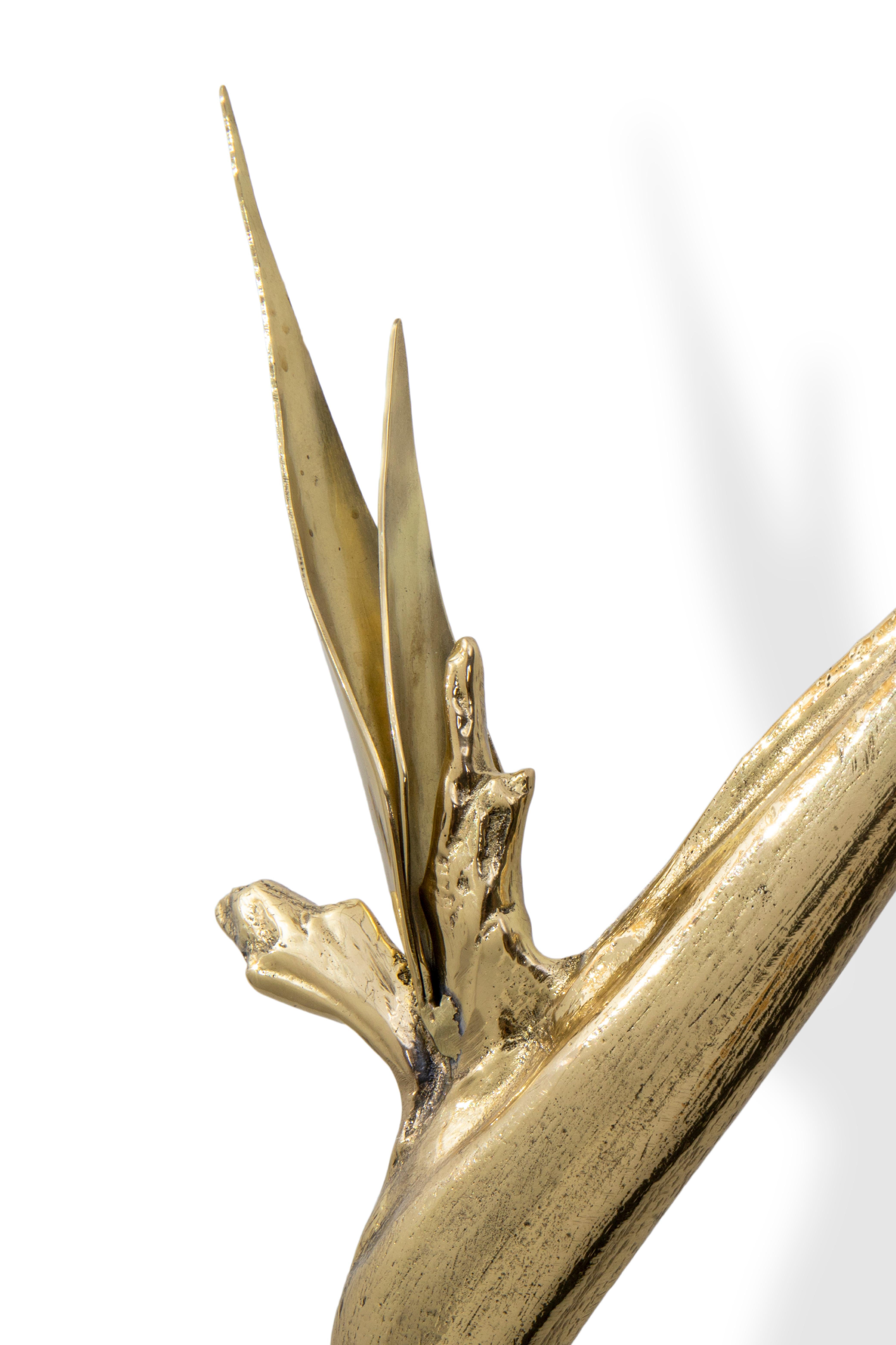 Brushed Strelitzia Door Pull Left For Sale