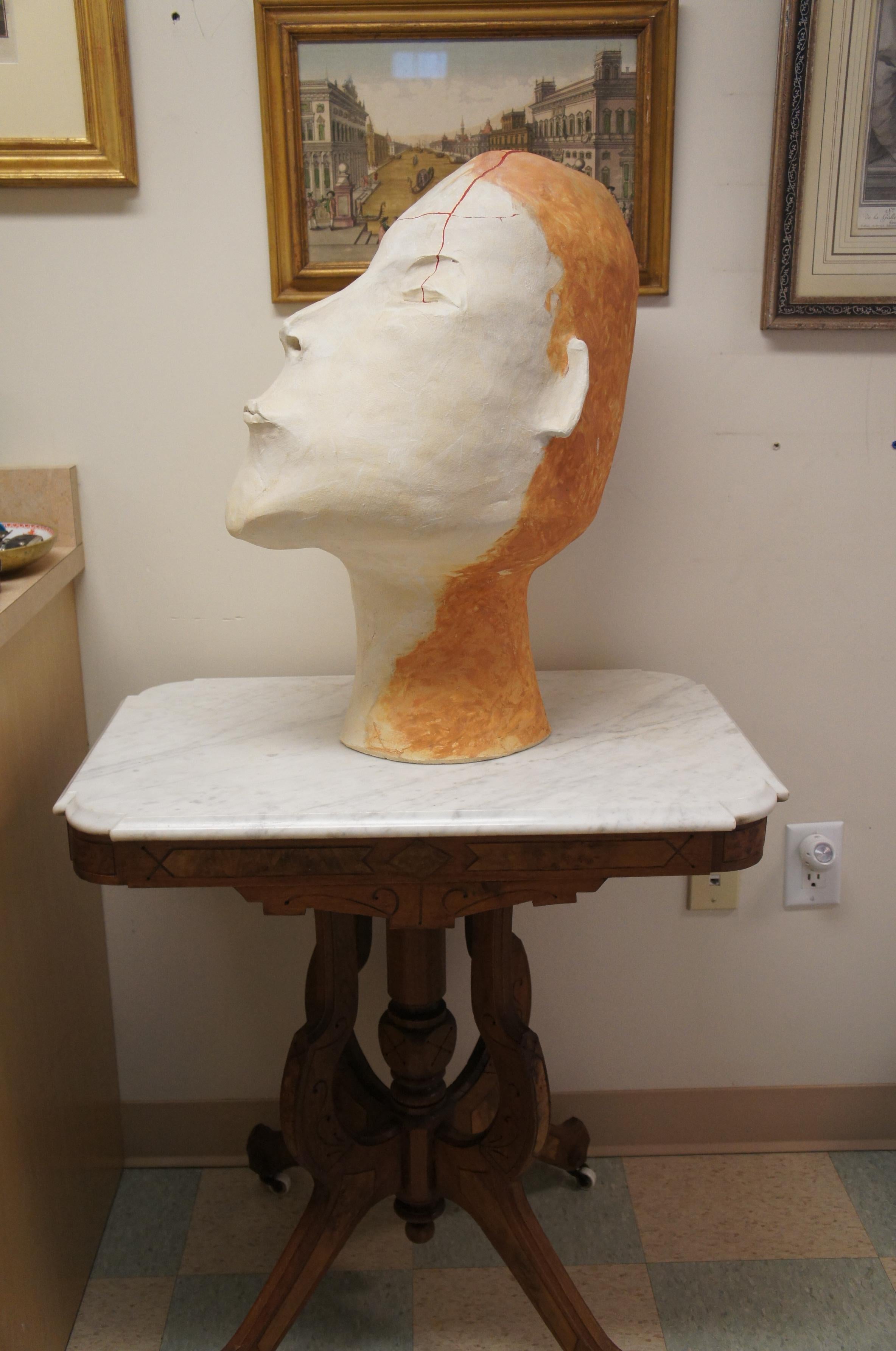 Stress by Deborah Ballard Art Sculpture Figural Head Bust 1986 Contemporary For Sale 2
