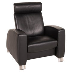 Stressless Arion Leather Armchair Black Relax Function