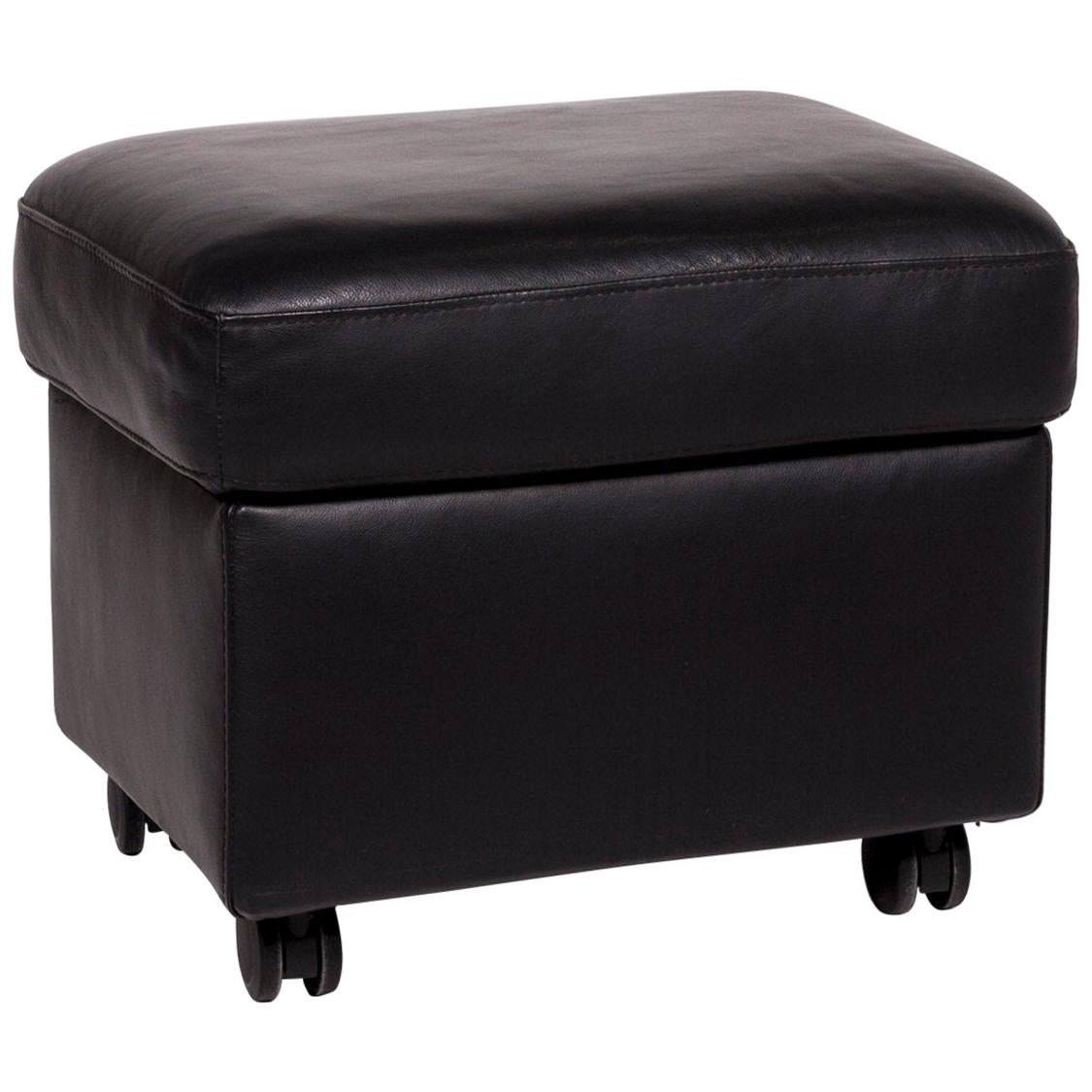Stressless Arion Leather Stool Black Function