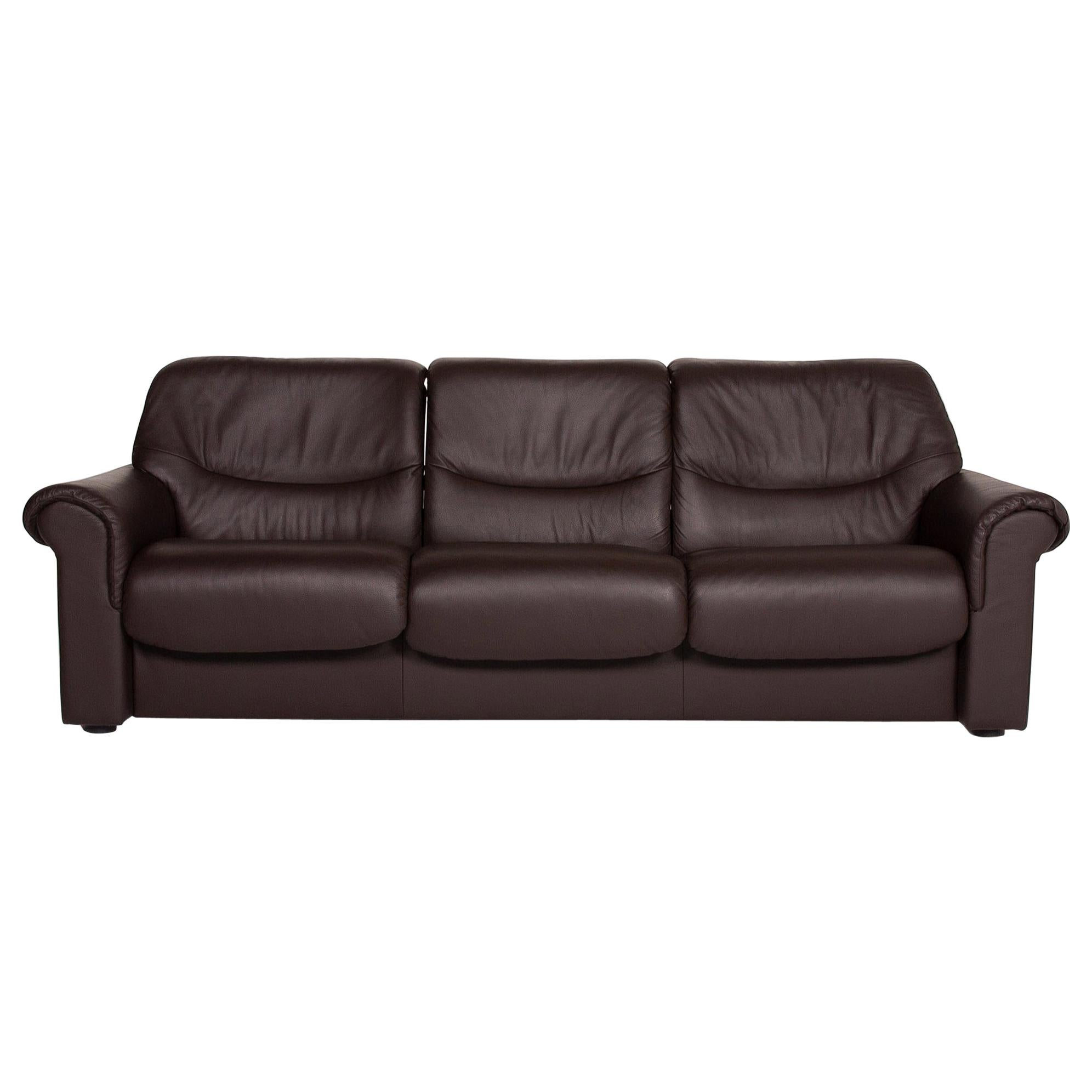 Centurion Leather Sofa Brown ThreeSeat Chesterfield at 1stDibs