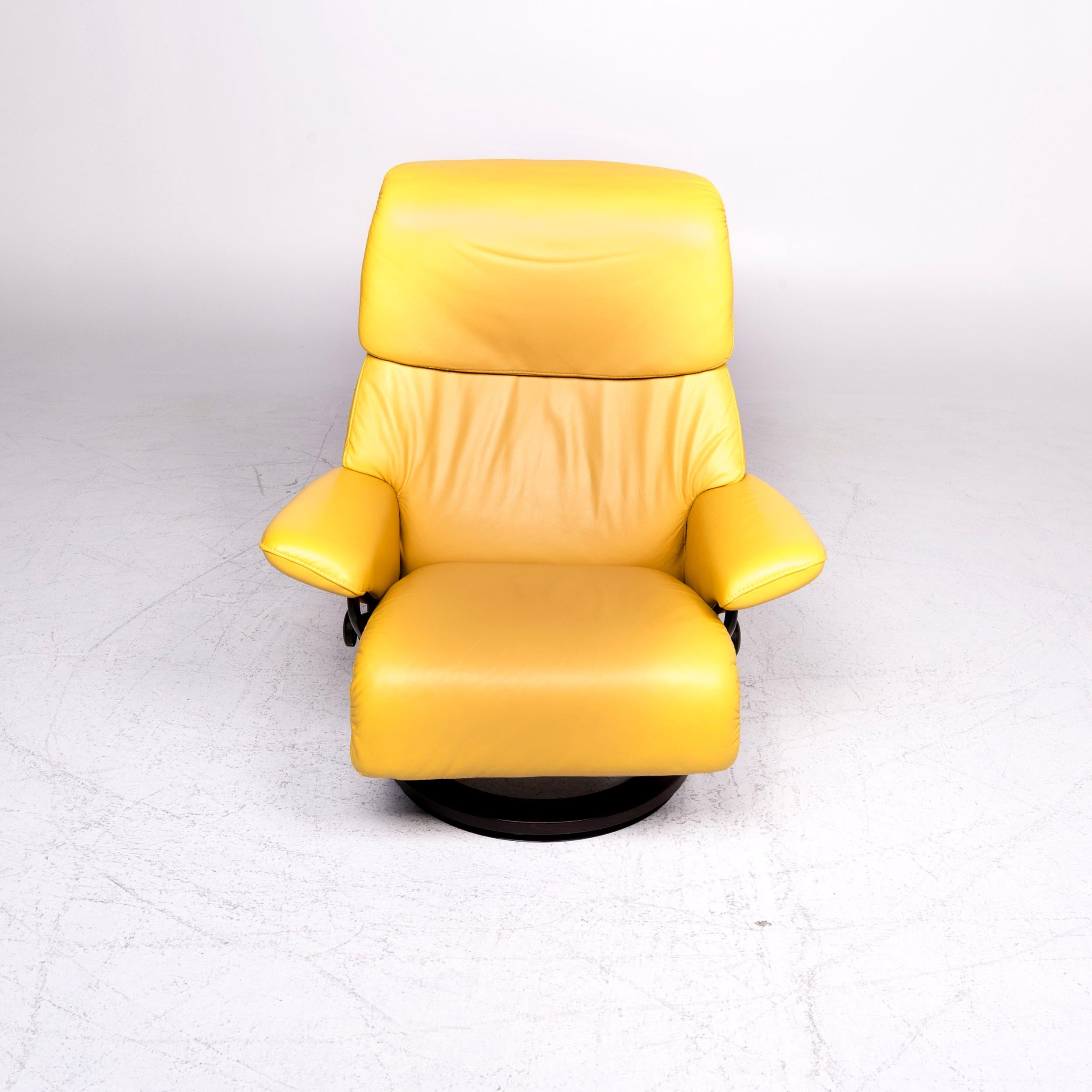 Stressless Dream Designer Ledersessel Gelb Relax Funktionsset 2