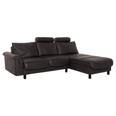 Stressless E300 Leather Corner Sofa Gray