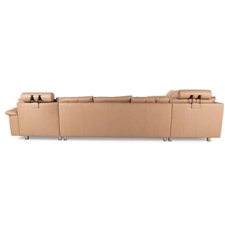 Stressless E300 Leather Sofa Beige Corner Sofa Cream Corner Sofa Couch