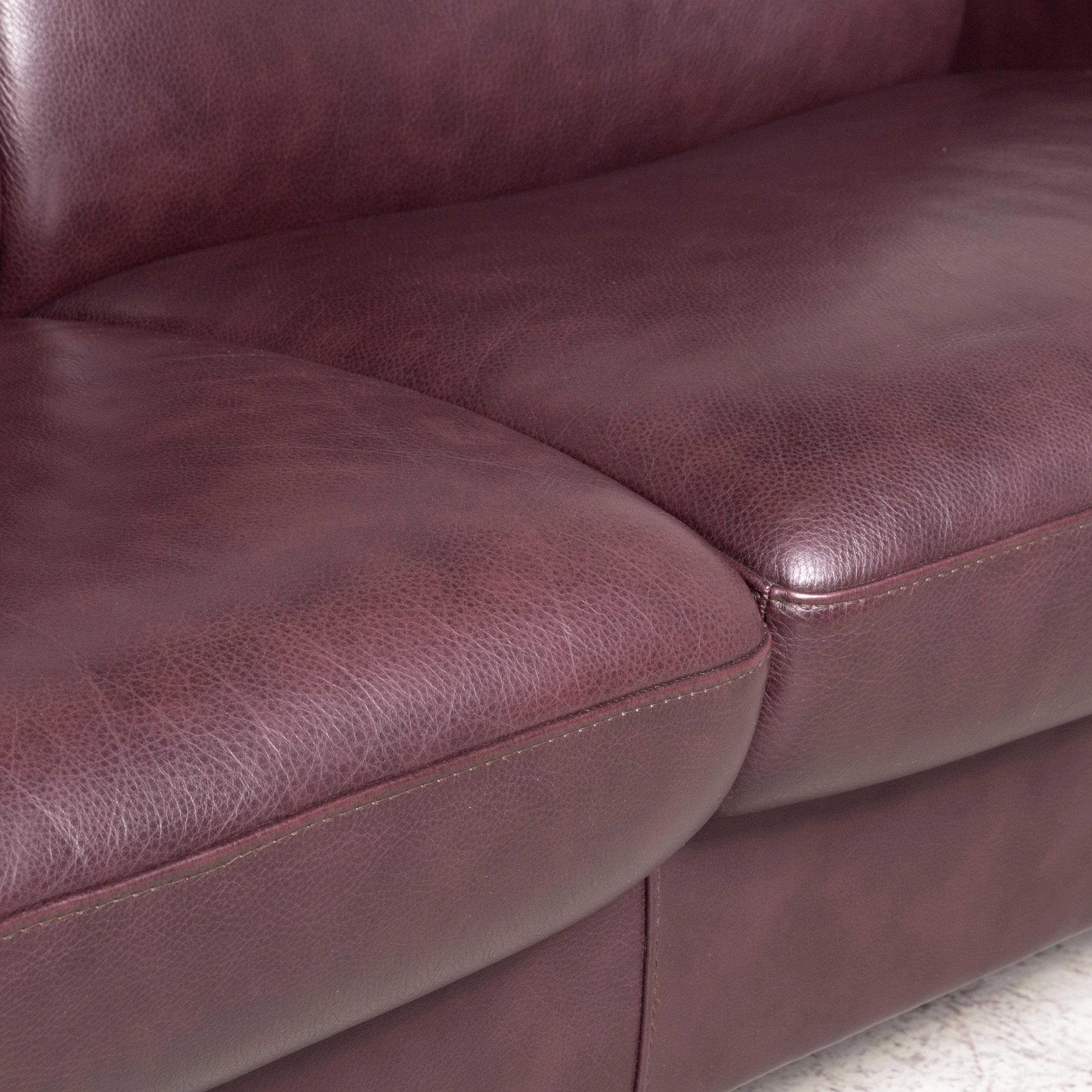 real leather sofa