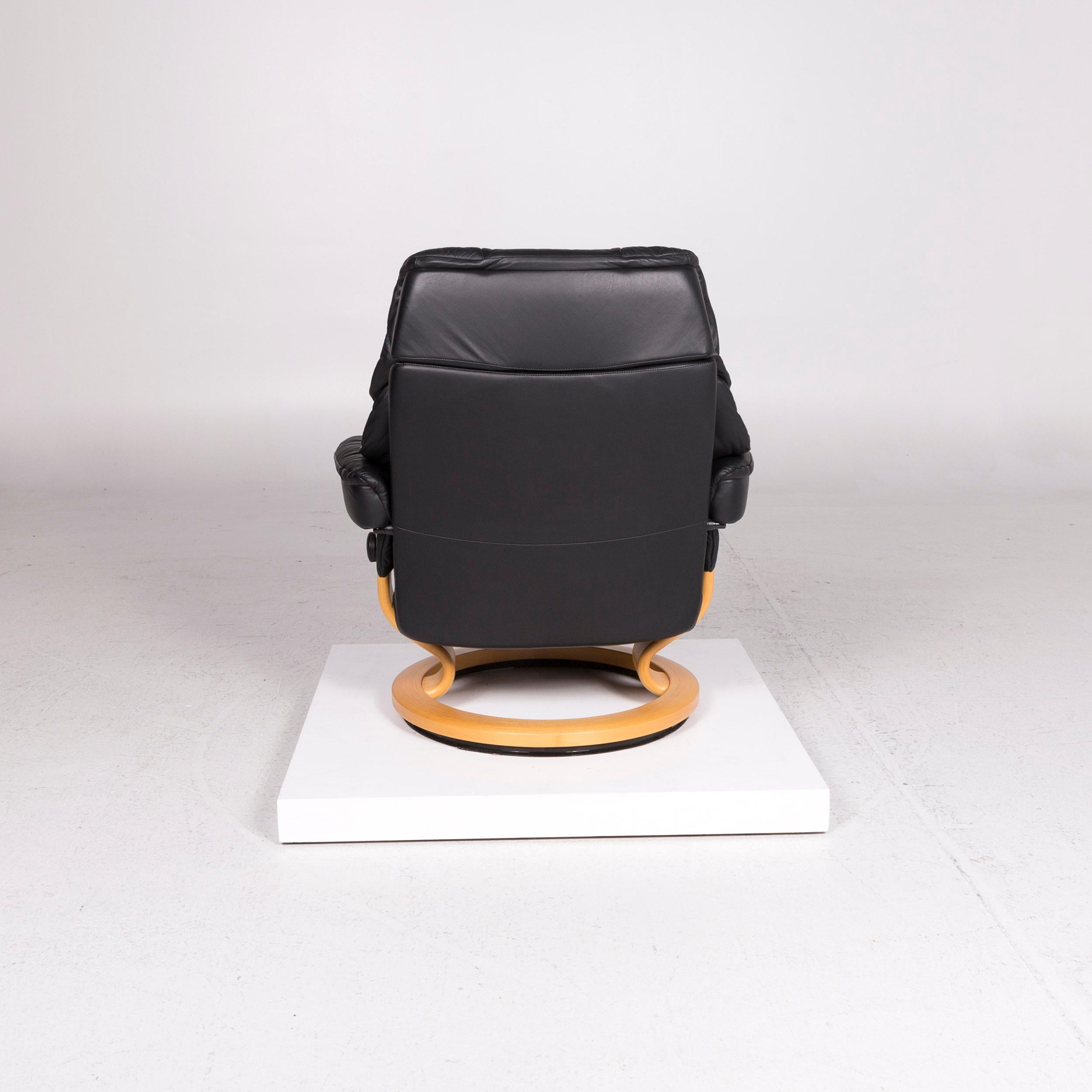 Stressless Leather Armchair Black Function Relax Function Size L 5