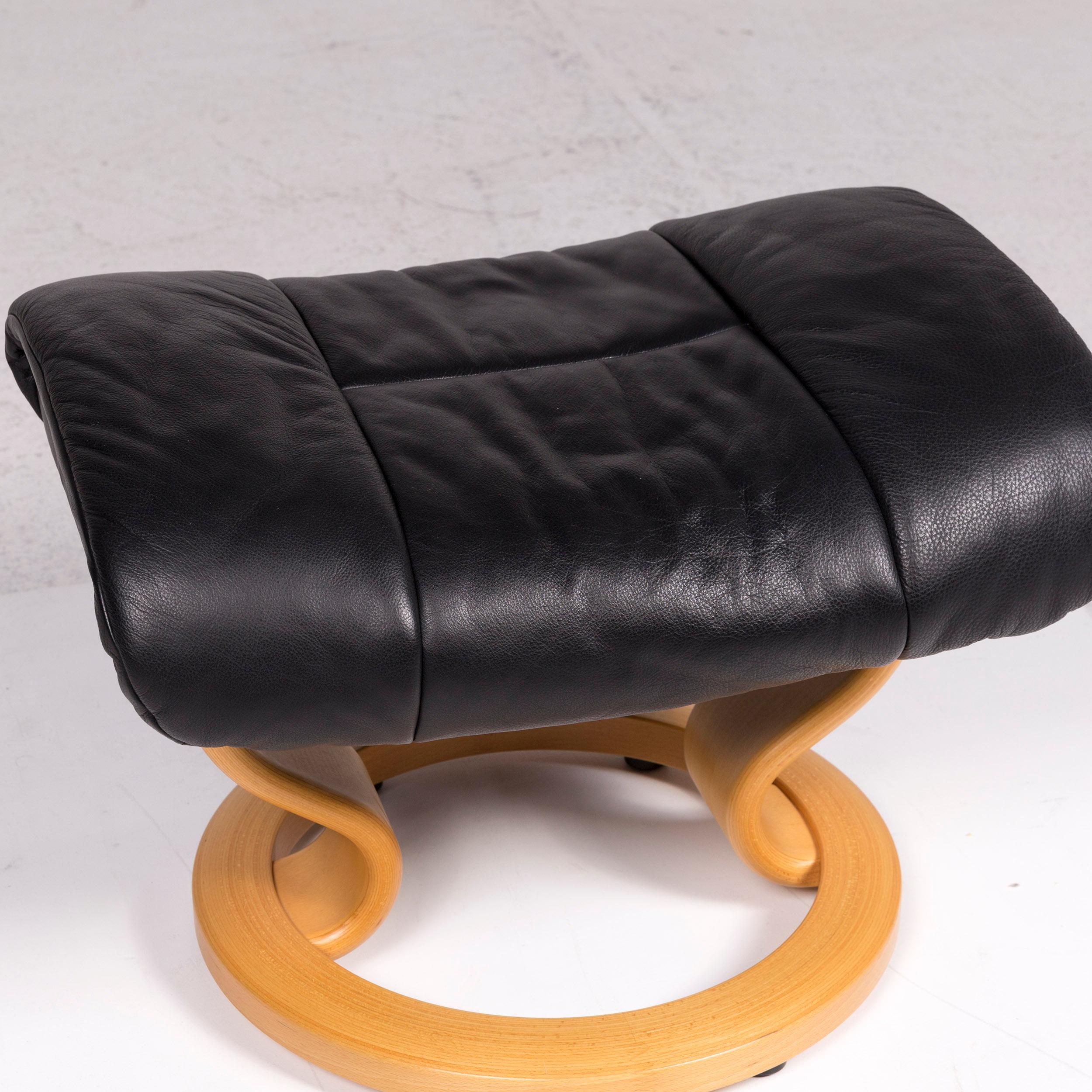 Stressless Leather Armchair Black Function Relax Function Size L 9