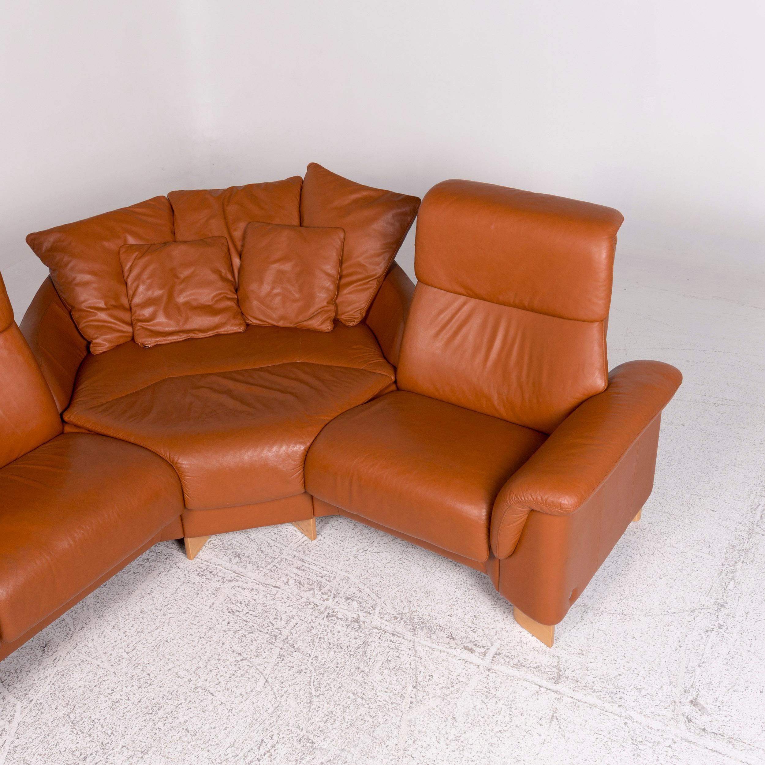 Stressless Leather Sofa Brown Corner Sofa 6