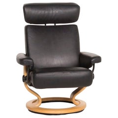 Stressless Orion Leather Armchair Black Function Relax Armchair