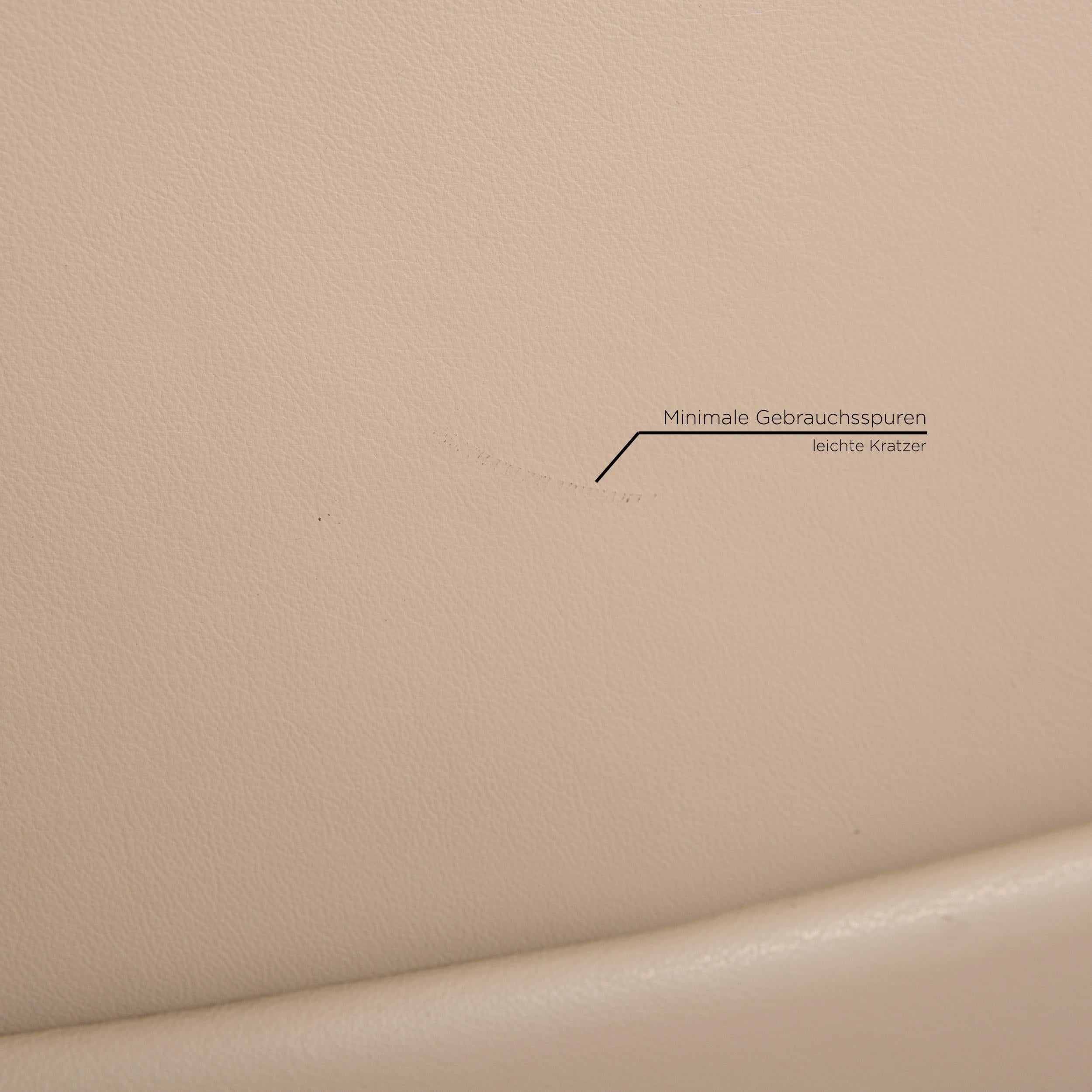 cream leather sofa for sale
