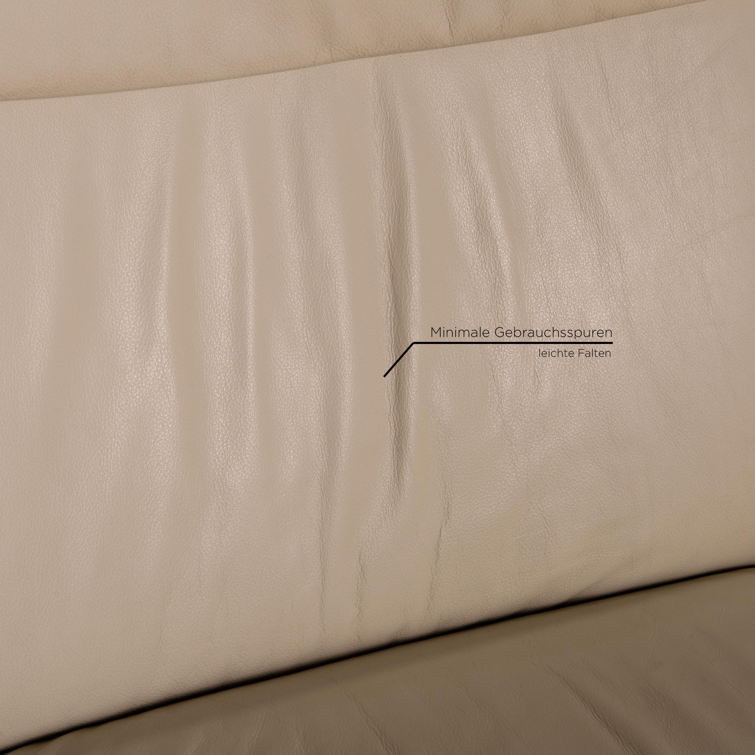 Modern Stressless Paradise Leather Sofa Cream Corner Sofa Couch For Sale