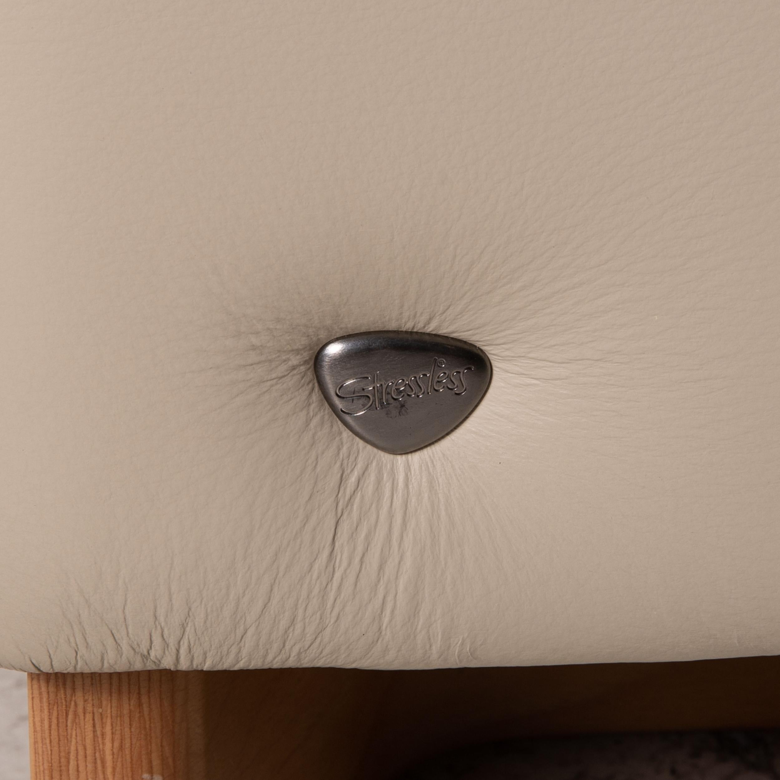 Contemporary Stressless Paradise Leather Sofa Cream Corner Sofa Couch For Sale
