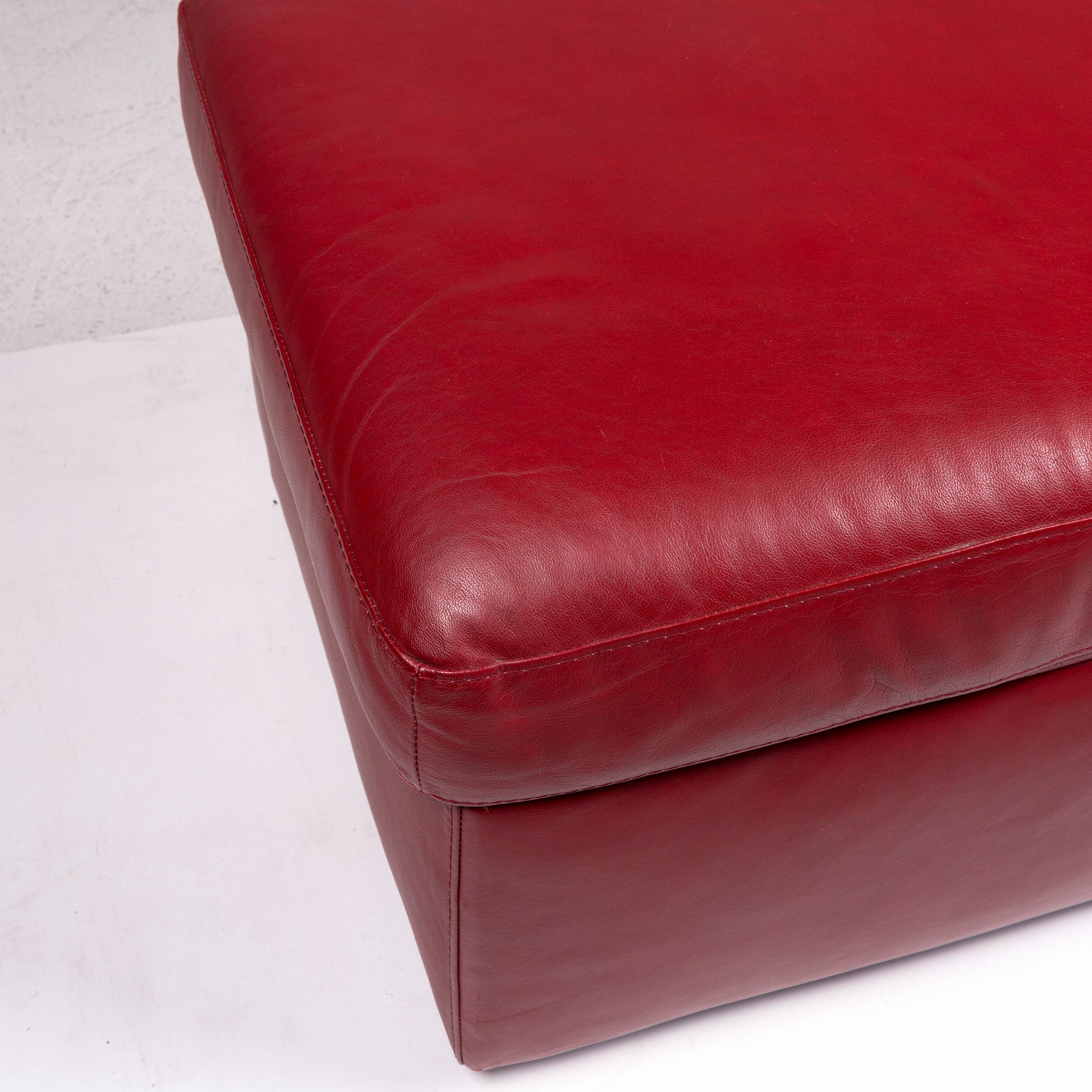 Stressless Pegasus Leather Sofa Set 1 Two-Seat 2 Armchair 1 Stool 11