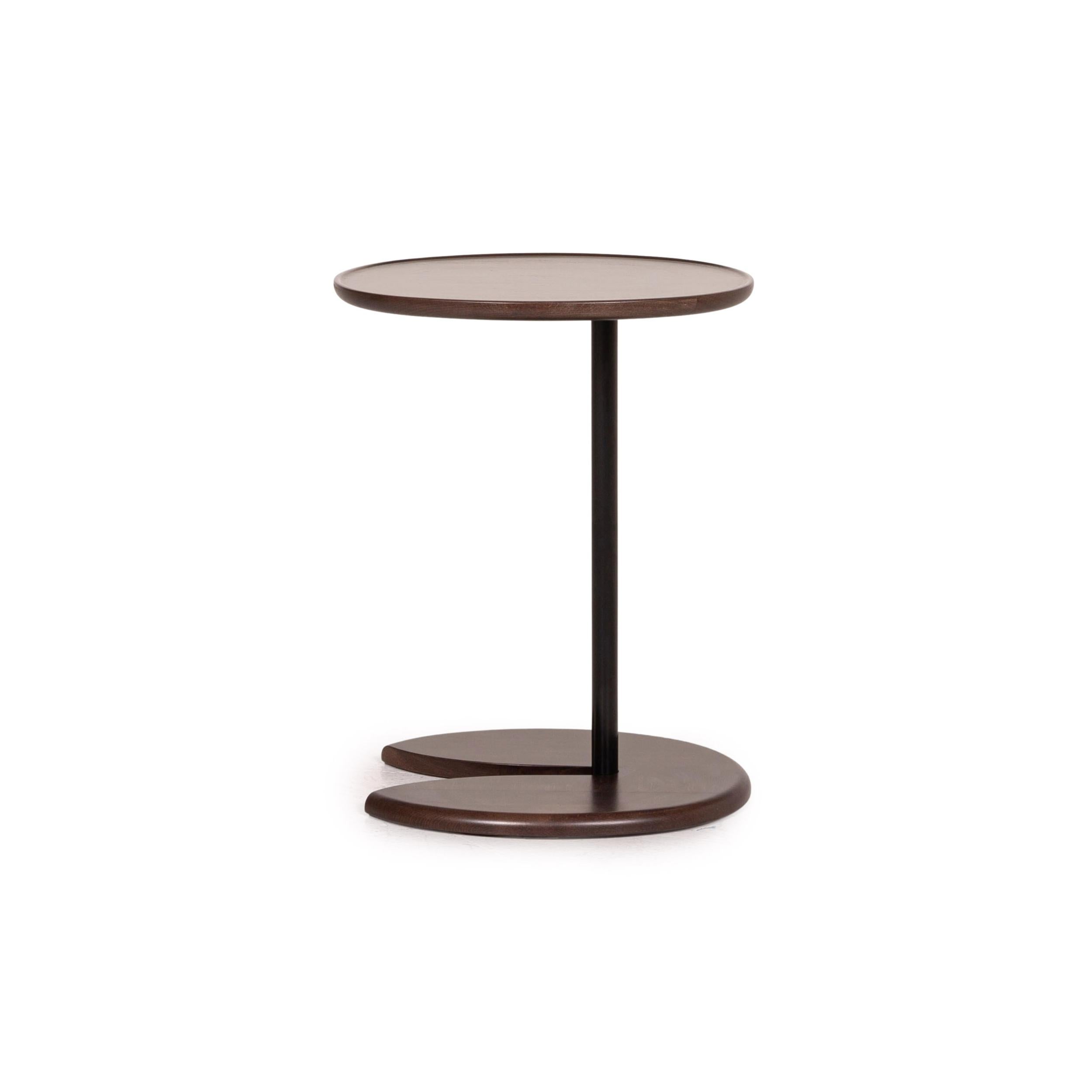 Stressless Wood Side Table Dark Brown Table For Sale 2
