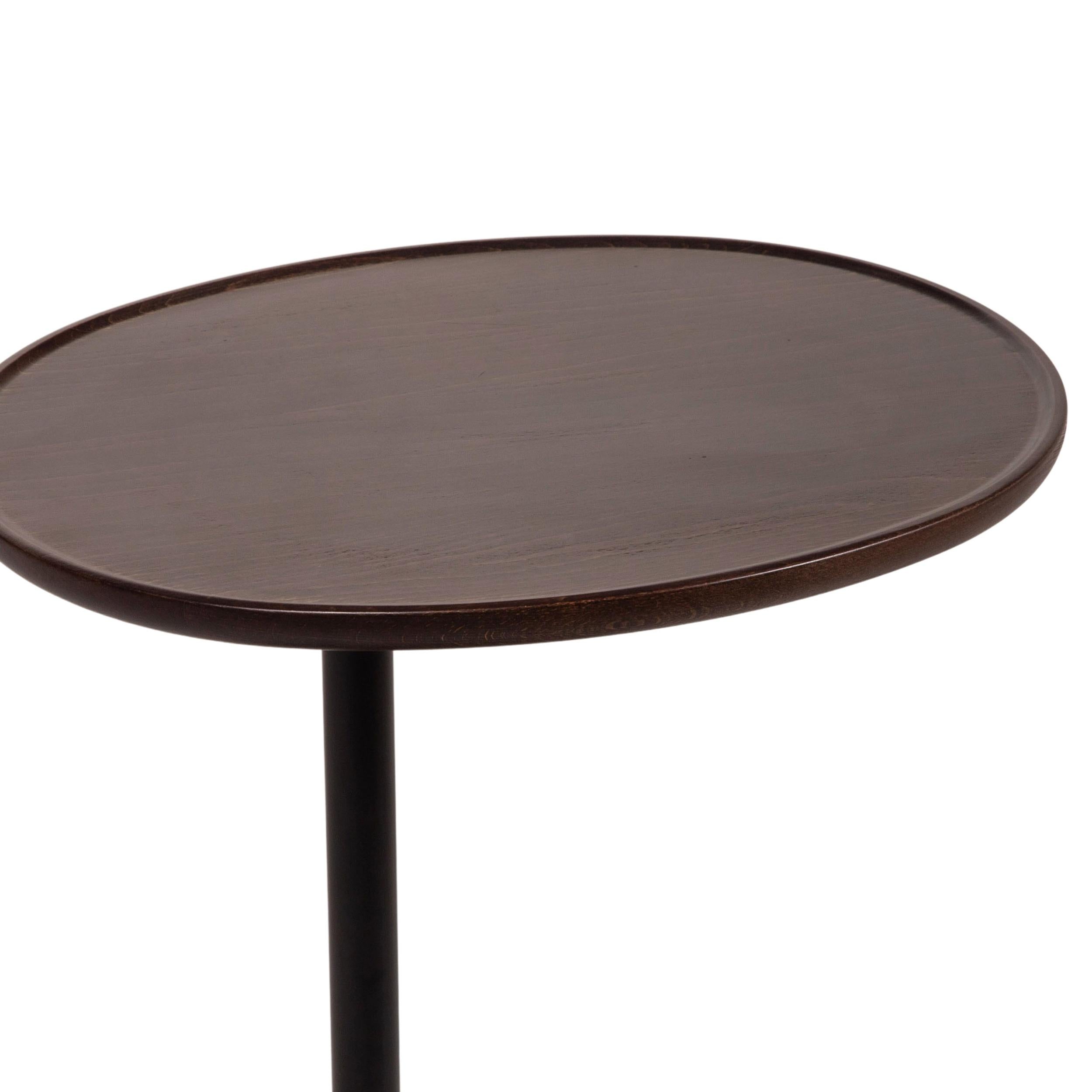 dark brown side table