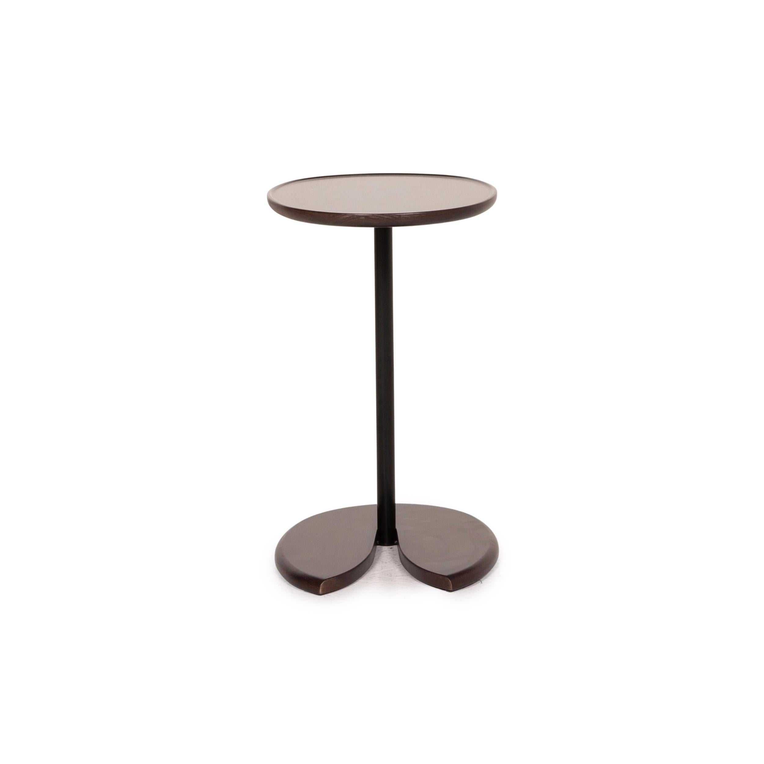 Stressless Wood Side Table Dark Brown Table For Sale 1
