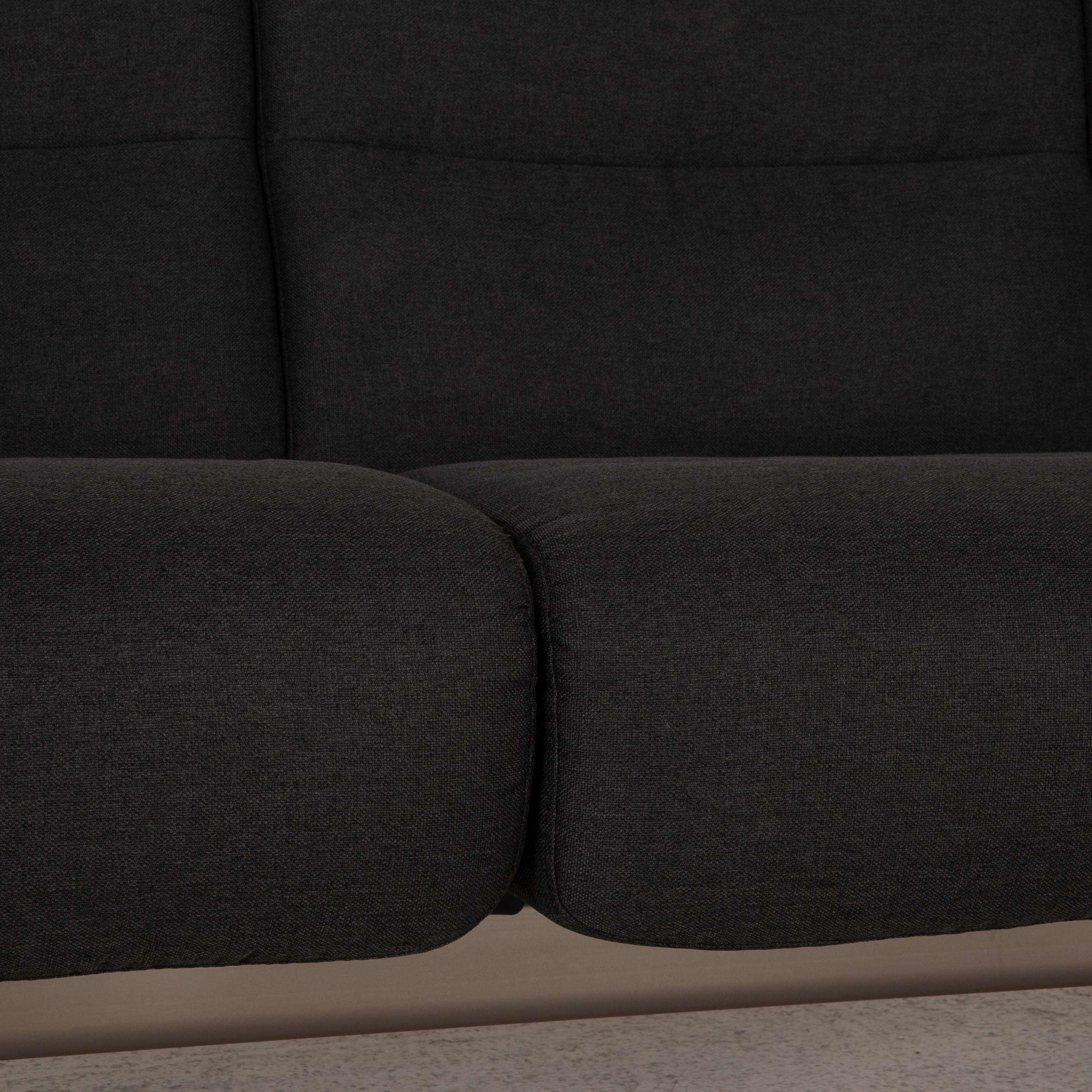 Stressless You Julia-Stoff-Sofa in Grau mit drei Ebenen (Moderne) im Angebot