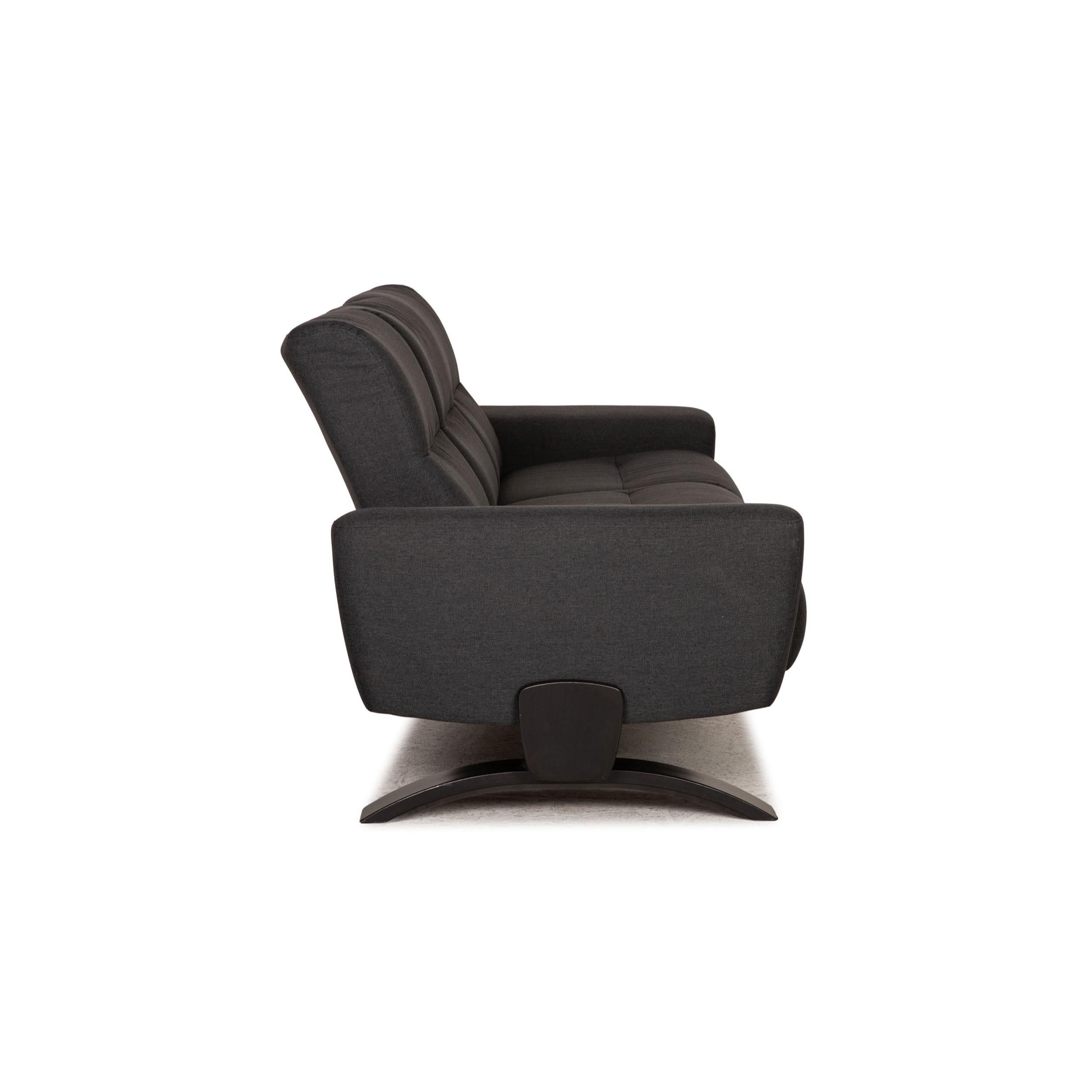 Stressless You Julia-Stoff-Sofa in Grau mit drei Ebenen im Angebot 1
