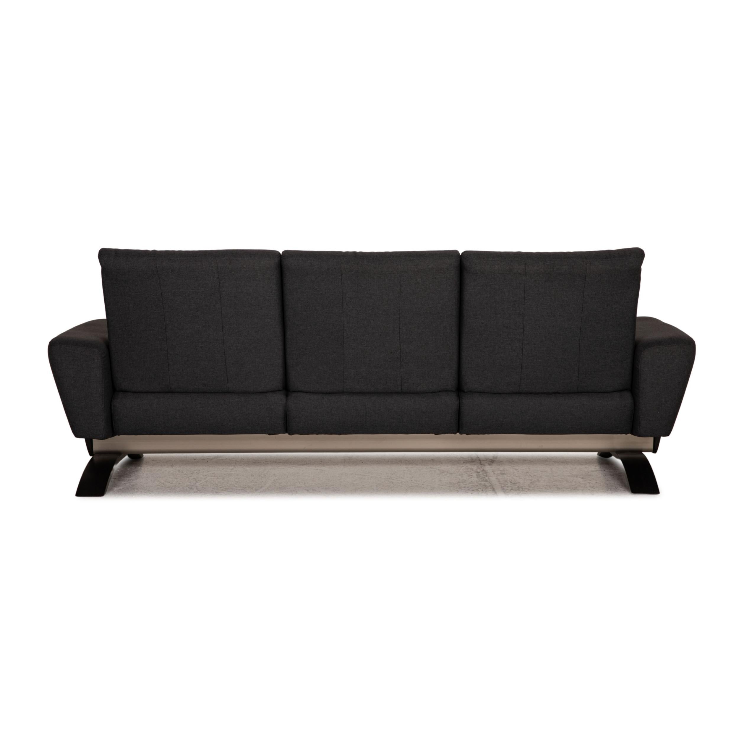 Stressless You Julia-Stoff-Sofa in Grau mit drei Ebenen im Angebot 2