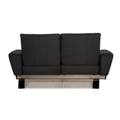 Stressless You Julia Fabric Sofa Gray Two Seater Couch For Sale at 1stDibs
