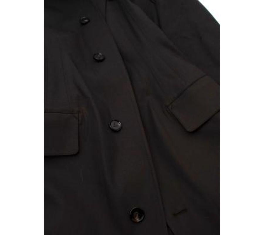 Women's Stretch-cotton gabardine belted coat For Sale