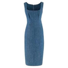 Ermanno Scervino Stretch-Denim Pencil Dress - xs