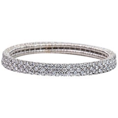 Stretch Diamond Bangle Bracelet