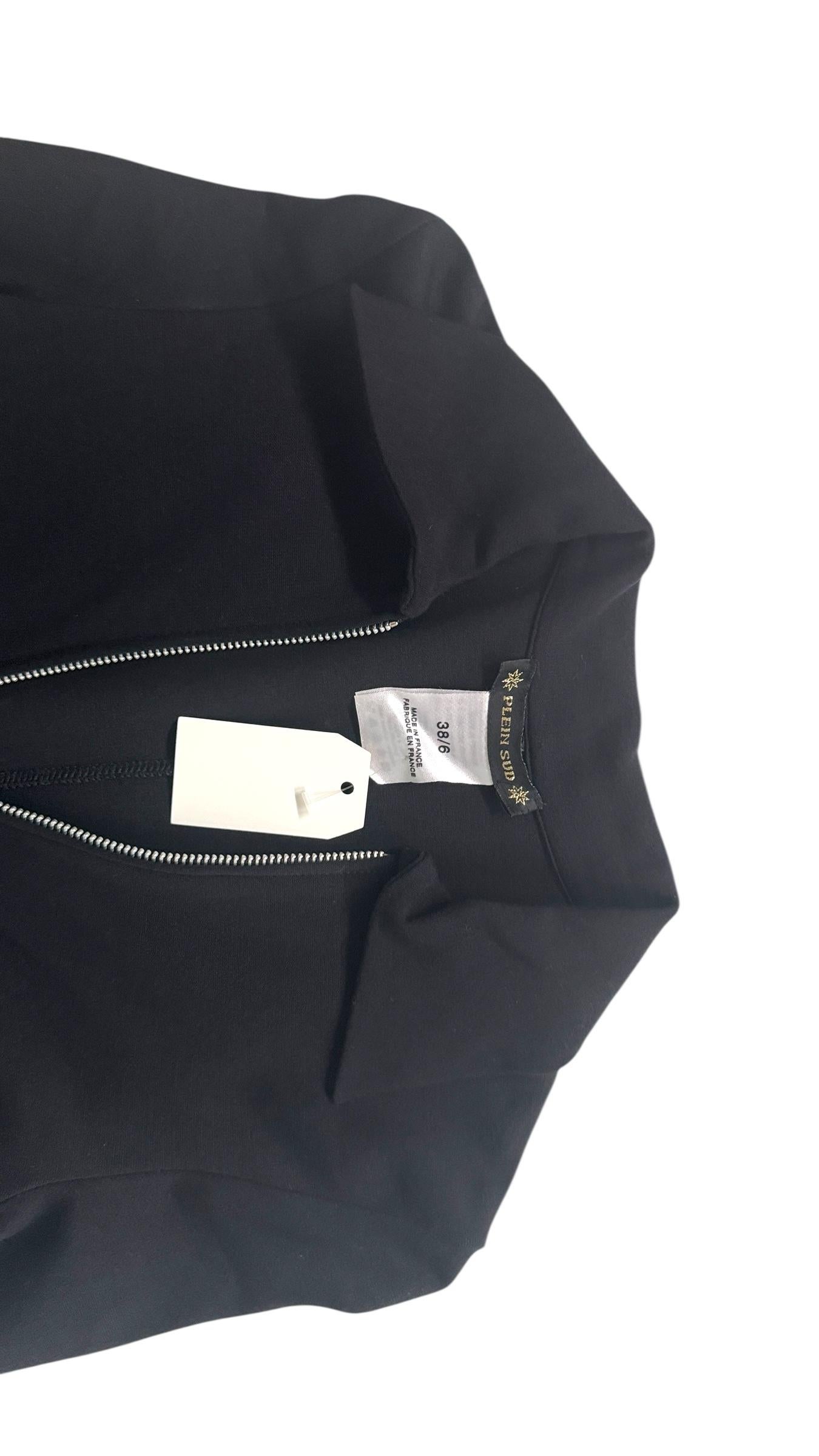 Stretch Zip-Front Mini Dress by Plein Sud - No import duty, we pay for it! in vendita 1
