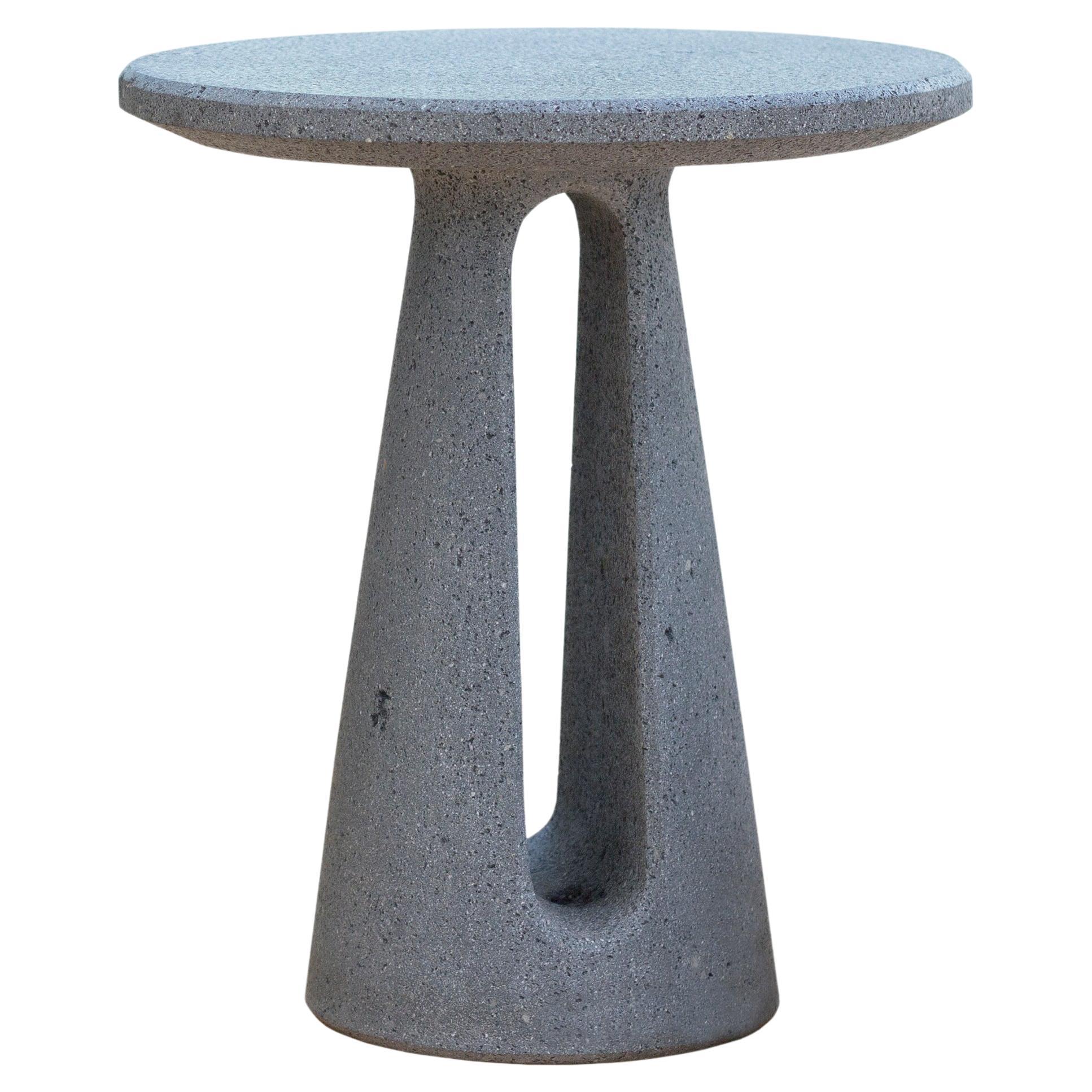 Striata, Side-Table Made of Volcanic Stone by CMX For Sale