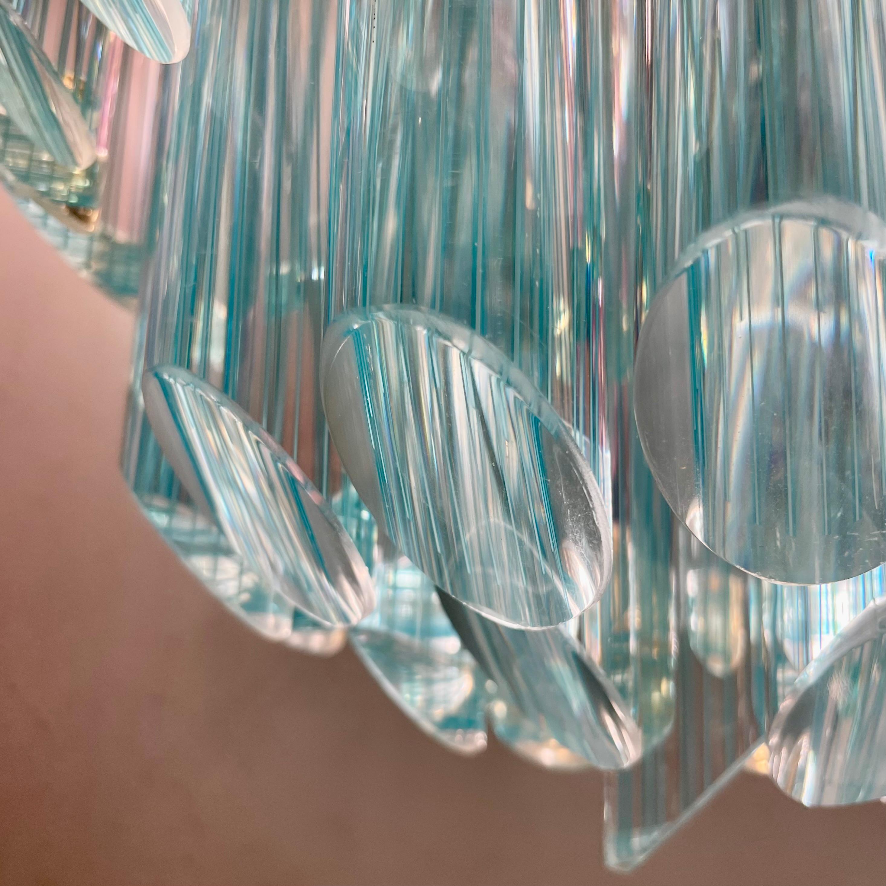 Striated Murano Ceiling Lamp, 1980s For Sale 2