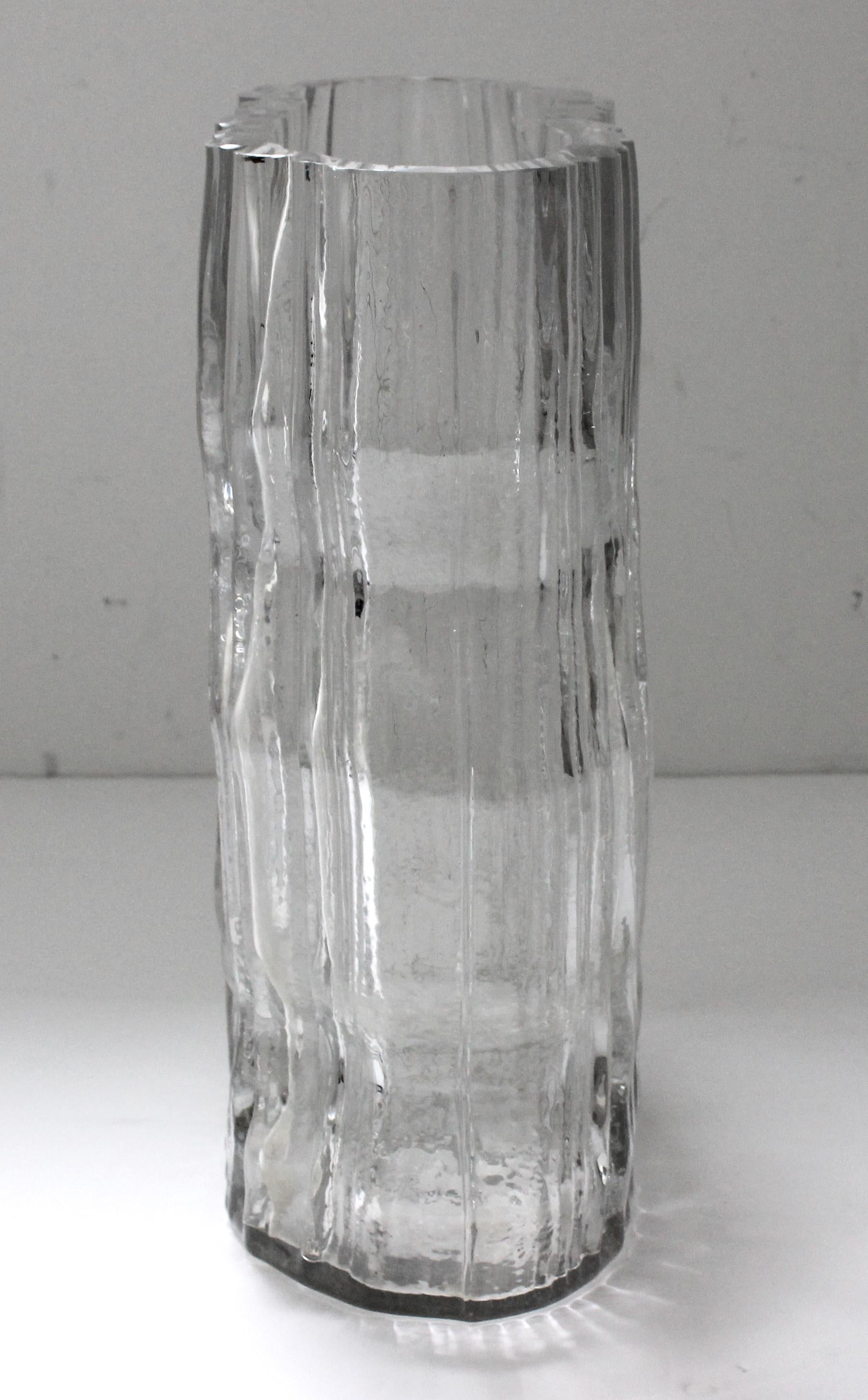 Molded Striated Vase by Martin Freyer for Rosenthal Studio-Linie