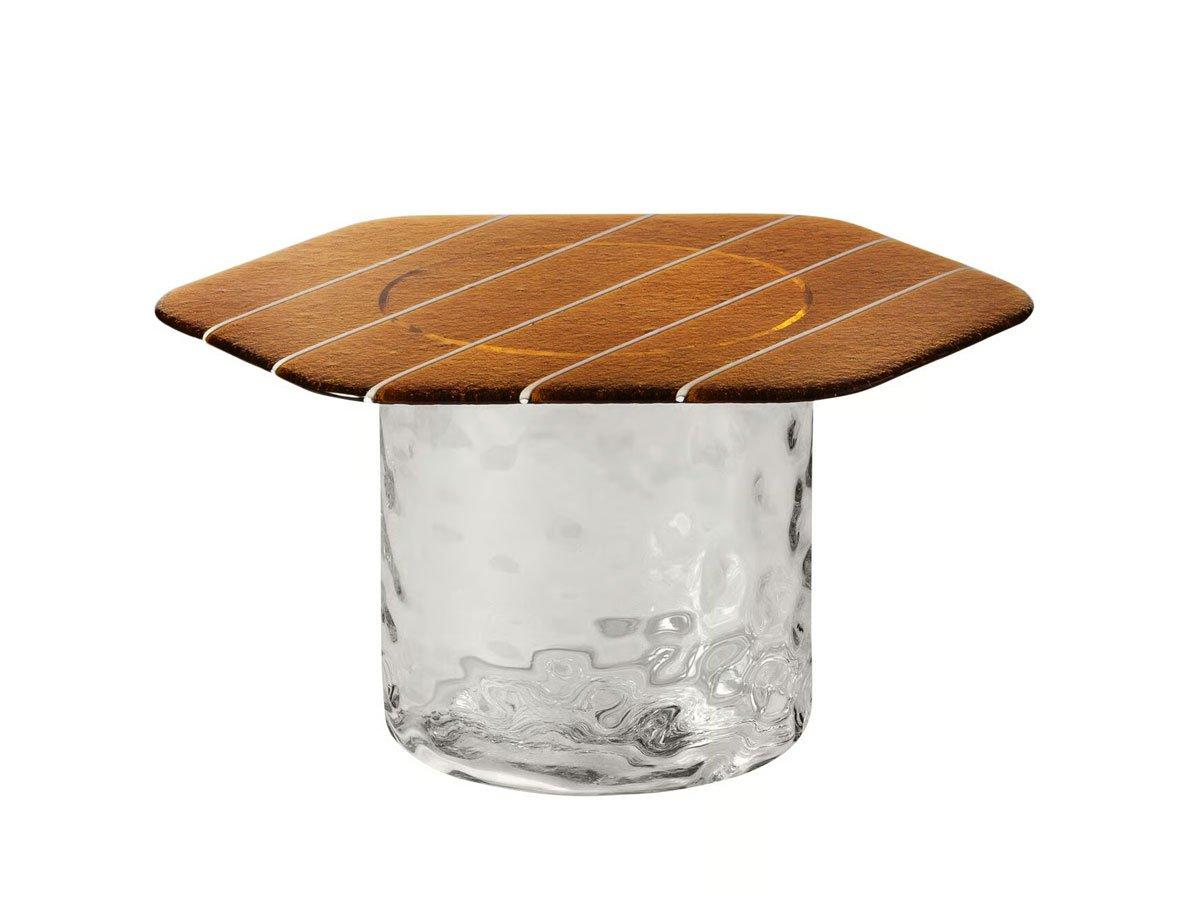 Verre de Murano Table basse en verre de Murano Striche par Matteo Zorzenoni en vente