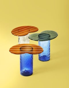 Striche Murano Glass High Coffe Table by Matteo Zorzenoni