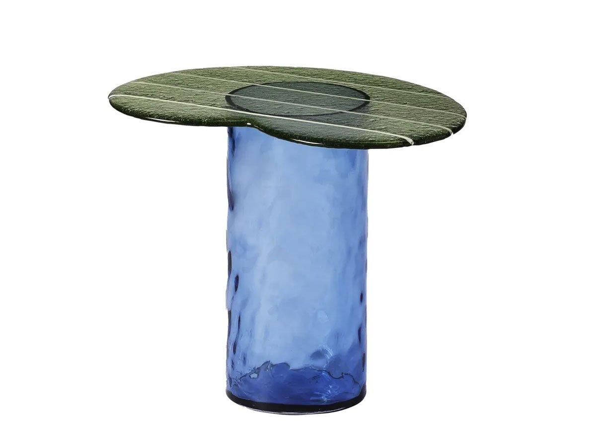 italien Table basse haute en verre de Murano Striche par Matteo Zorzenoni en vente