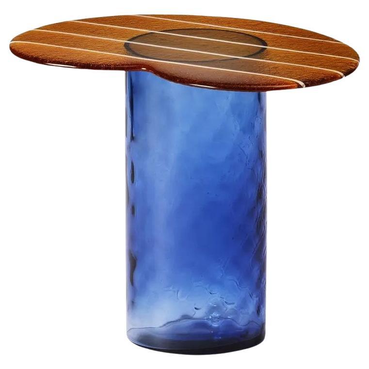 Table basse haute en verre de Murano Striche par Matteo Zorzenoni