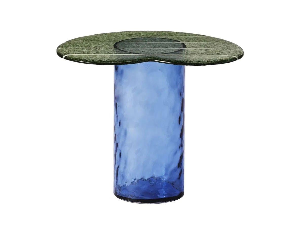 Moderne Table basse haute en verre de Murano Striche par Matteo Zorzenoni en vente