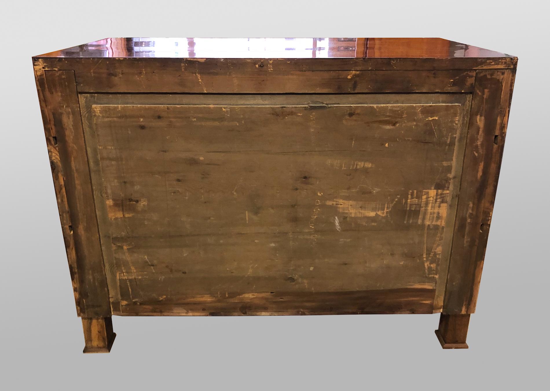 Maple Strict Biedermeier Chest of Drawers Must Be Associated as Protomodern Furniture For Sale