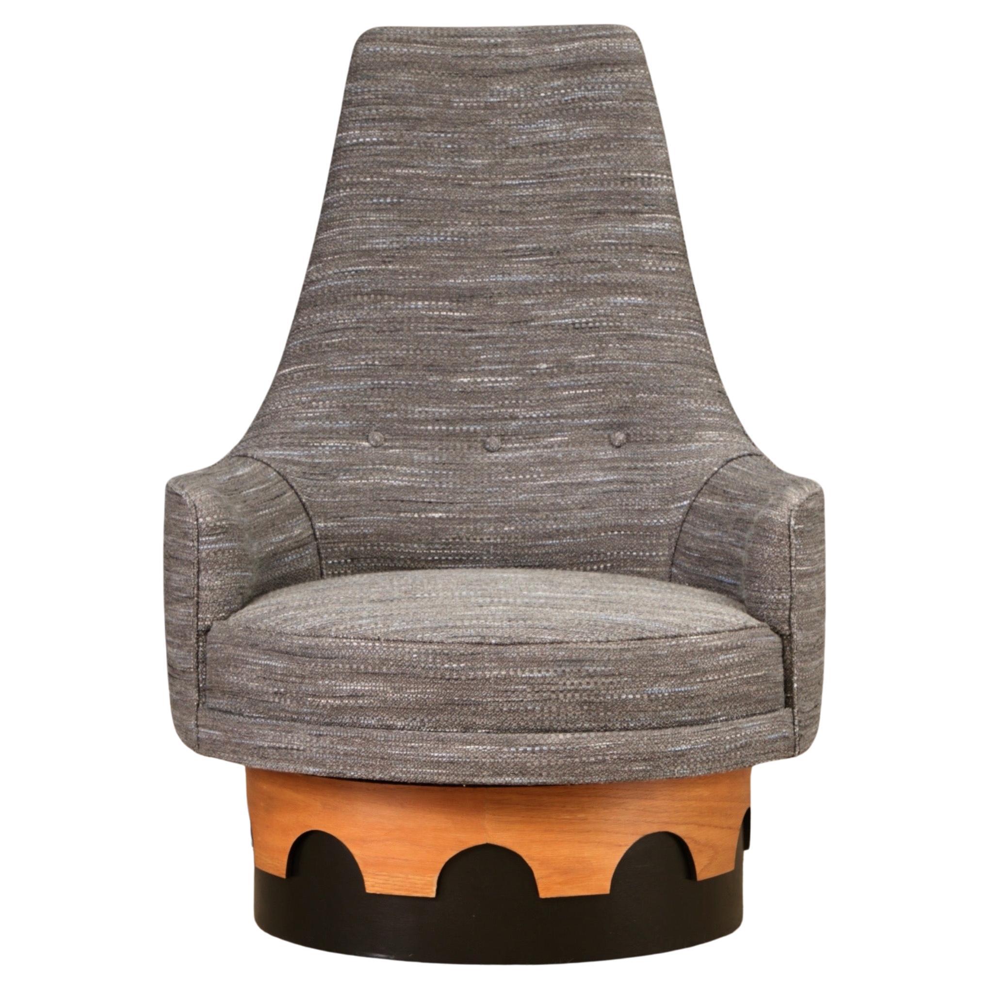 'Strictly Spanish' Swivel Chair by Adrian Pearsall for Craft Associates, 1960s